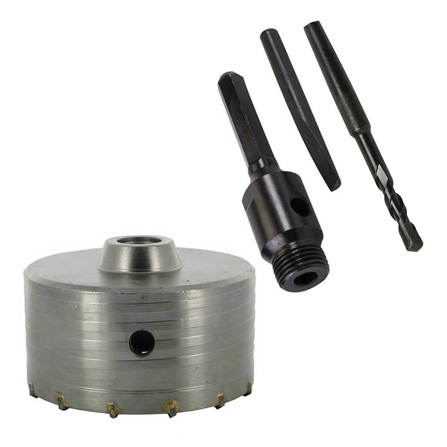 40-600mm TCT CORE DRILL SHANK TUNGSTEN MASONRY BRICK HOLE CUTTER SDS+ SDS PLUS - Picture 100 of 177