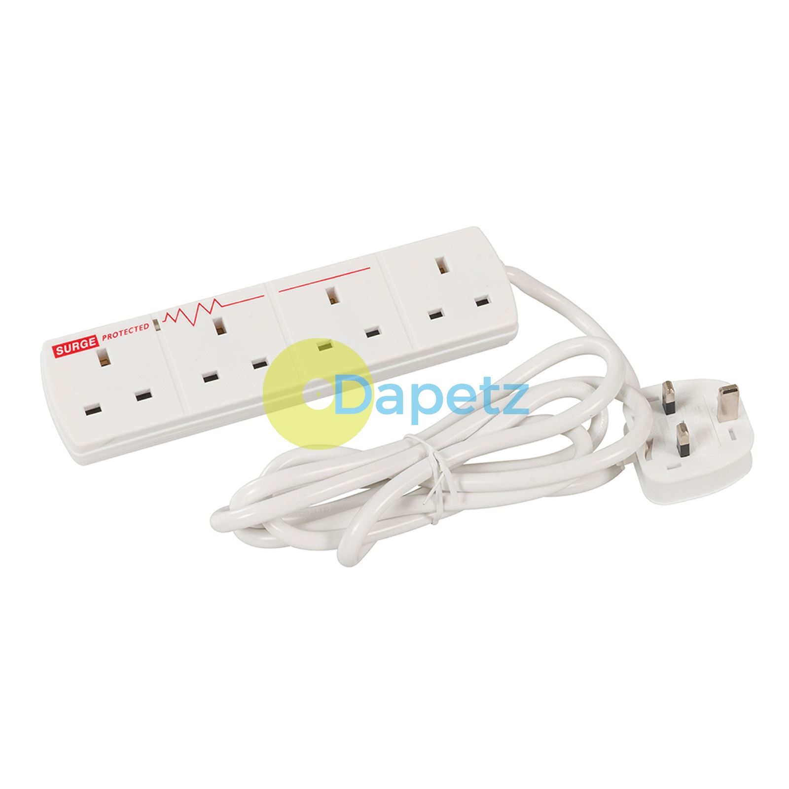 Power Main Extension Leads 1m 15m Surge RCD 1 2 4 6 Gang Travel