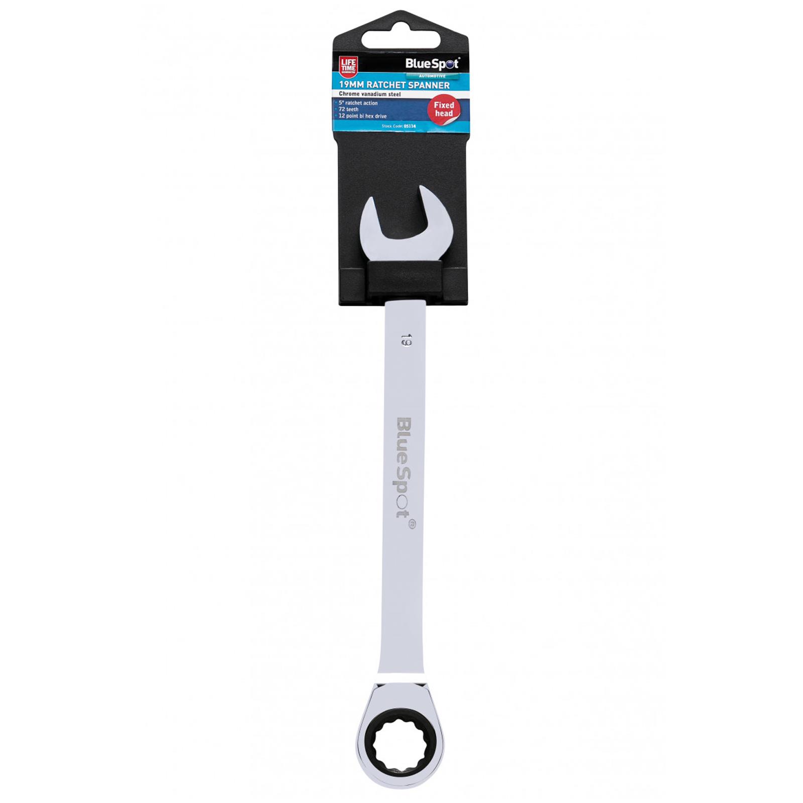 BlueSpot chiave a testa fissa combinata tenditore a cricchetto metrica da 8 mm a 24 mm - Foto 43 di 61