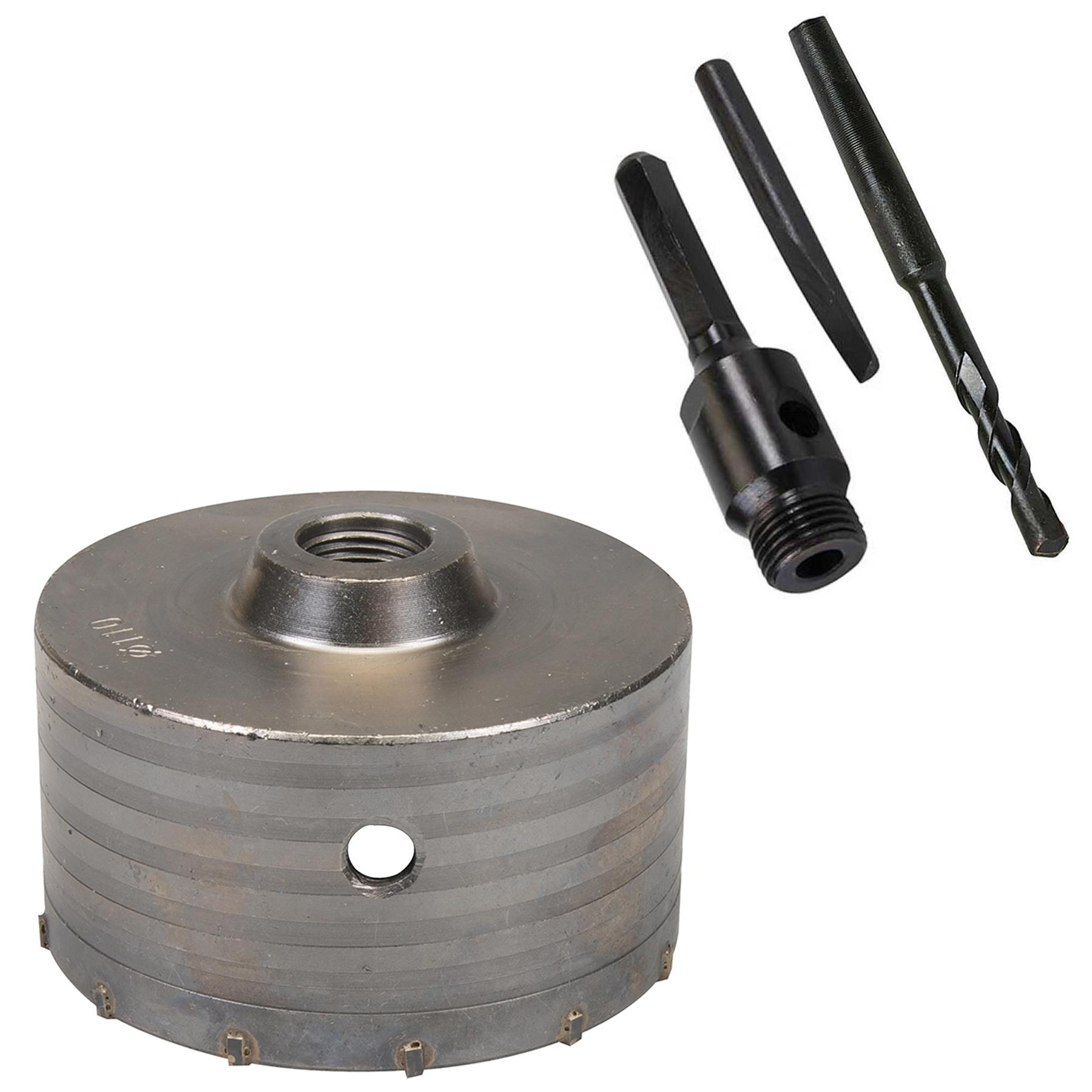 40-600mm TCT CORE DRILL SHANK TUNGSTEN MASONRY BRICK HOLE CUTTER SDS+ SDS PLUS - Picture 85 of 177