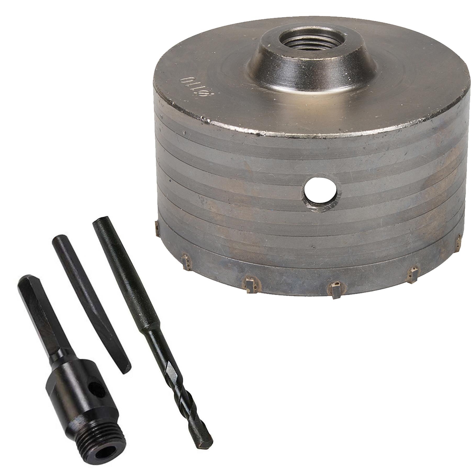 40-600mm TCT CORE DRILL SHANK TUNGSTEN MASONRY BRICK HOLE CUTTER SDS+ SDS PLUS - Picture 84 of 177