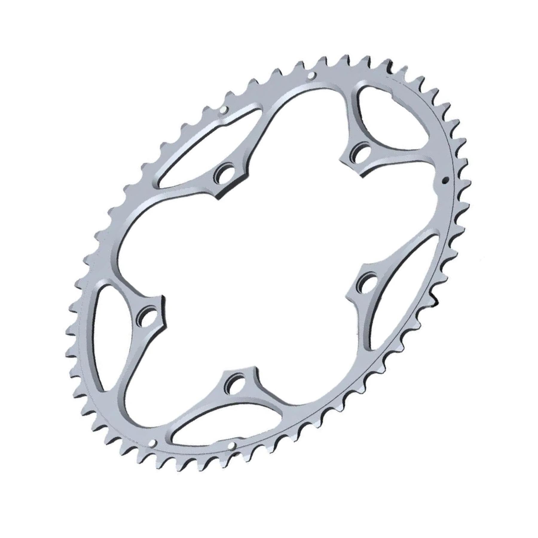 Stronglight Dural 5083 130 PCD Bike MTB Chainring 9/10 Speed Silver 38T-54T - Picture 7 of 18