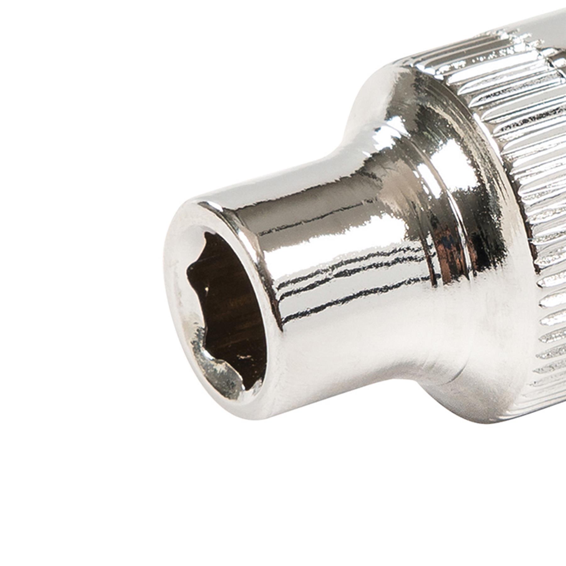 3/8" Drive Socket 6mm - 21mm Metric 6 Point Hex Chrome Vanadium Steel - Picture 4 of 42