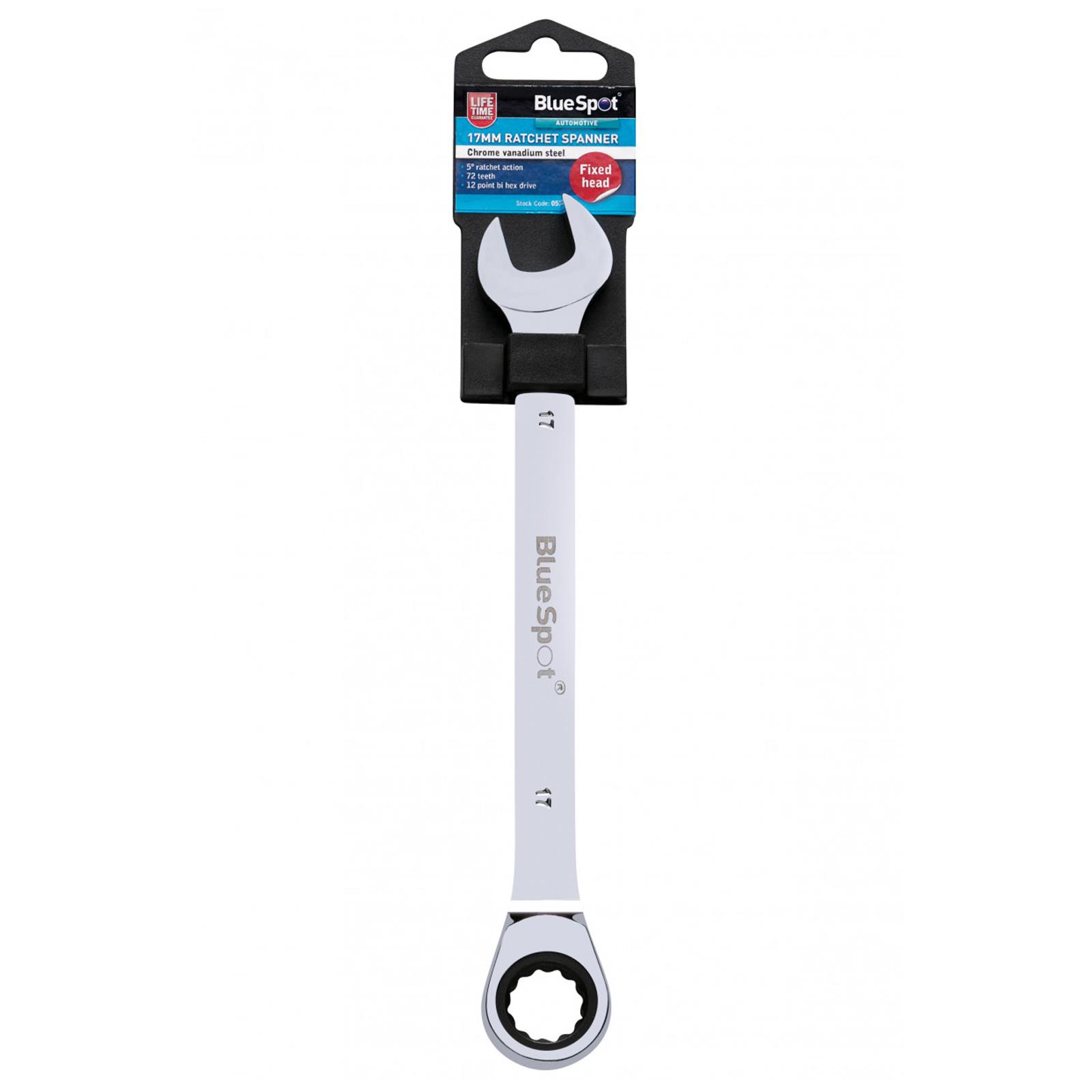 BlueSpot chiave a testa fissa combinata tenditore a cricchetto metrica da 8 mm a 24 mm - Foto 37 di 61