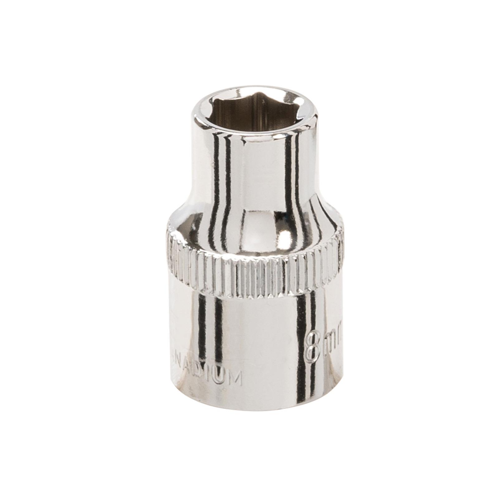 3/8" Drive Socket 6mm - 21mm Metric 6 Point Hex Chrome Vanadium Steel - Picture 10 of 42