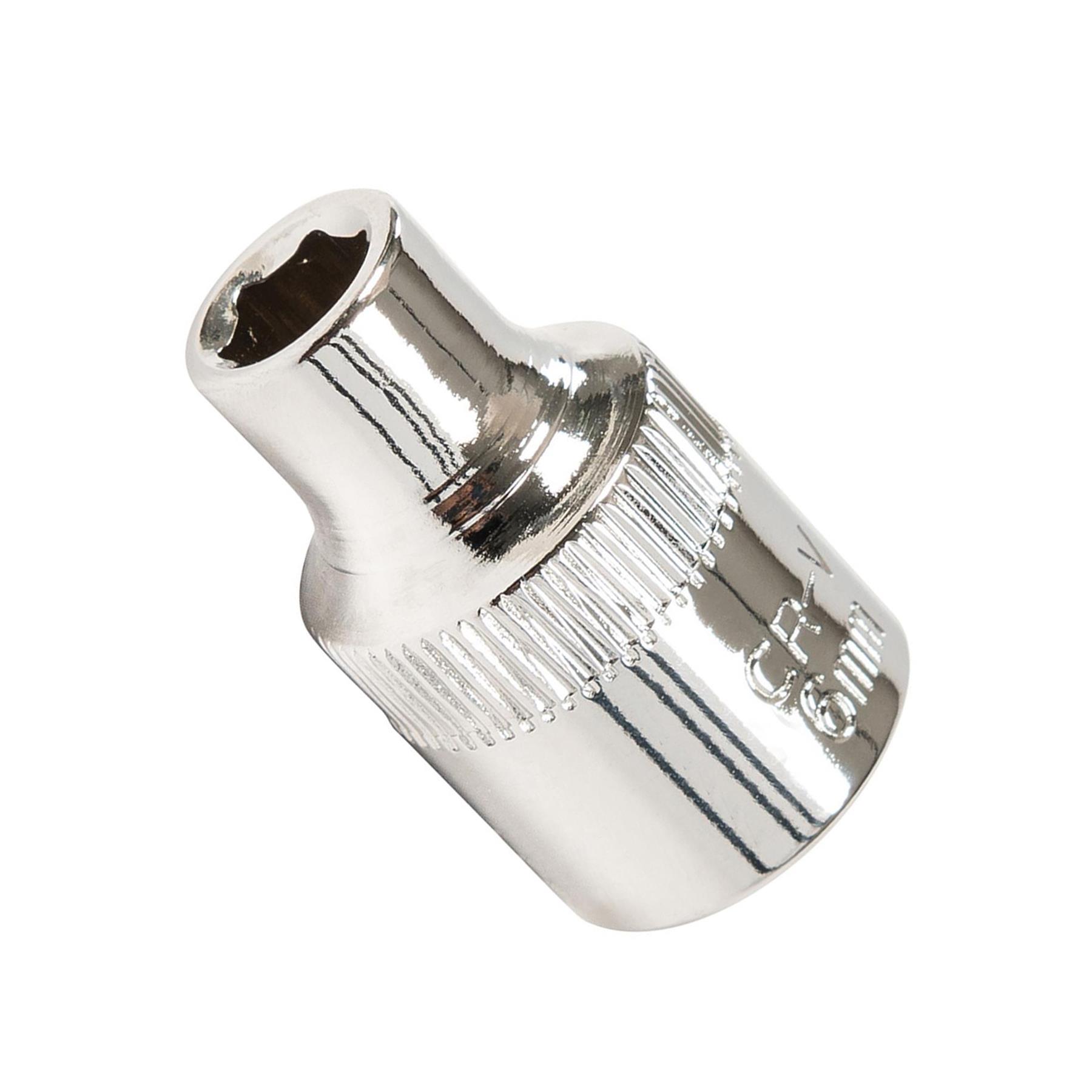 3/8" Drive Socket 6mm - 21mm Metric 6 Point Hex Chrome Vanadium Steel - Picture 2 of 42