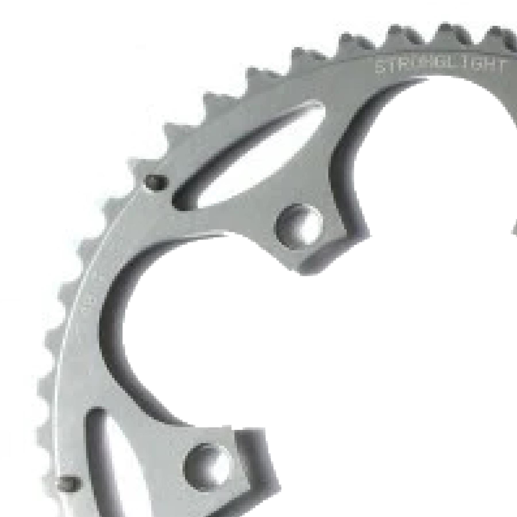Stronglight Dural 5083 130 PCD Bike MTB Chainring 9/10 Speed Silver 38T-54T - Picture 9 of 18