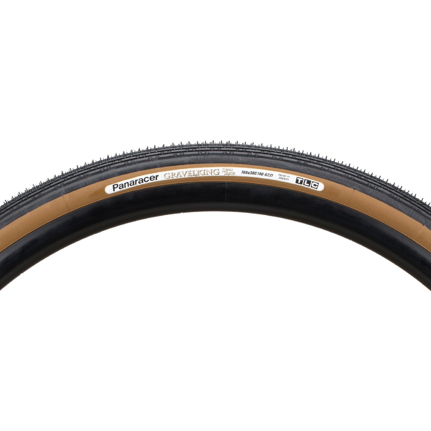 PANARACER Gravelking SK TLC Folding Gravel / CX Bicycle Tyre Black / Brown - Picture 13 of 19