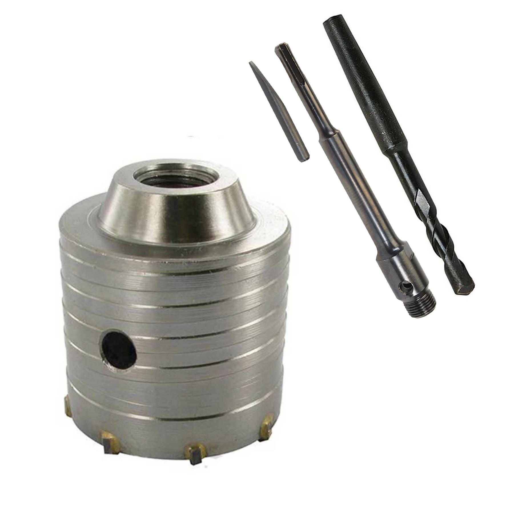 40-600mm TCT CORE DRILL SHANK TUNGSTEN MASONRY BRICK HOLE CUTTER SDS+ SDS PLUS - Picture 52 of 177