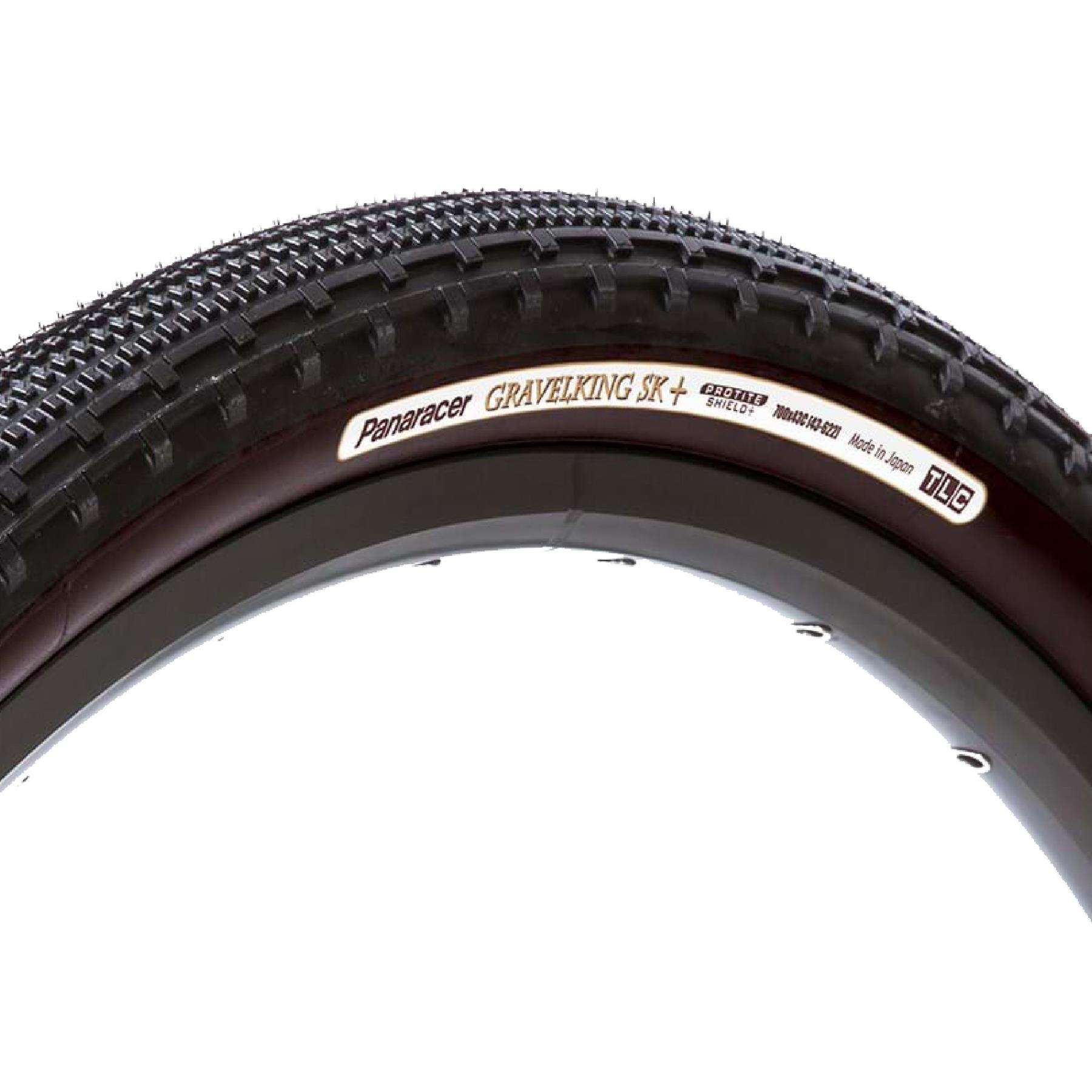 PANARACER Bicycle Tyres Gravelking Folding SK TLC MTB Bike Tyre Black/Brown - Picture 9 of 17