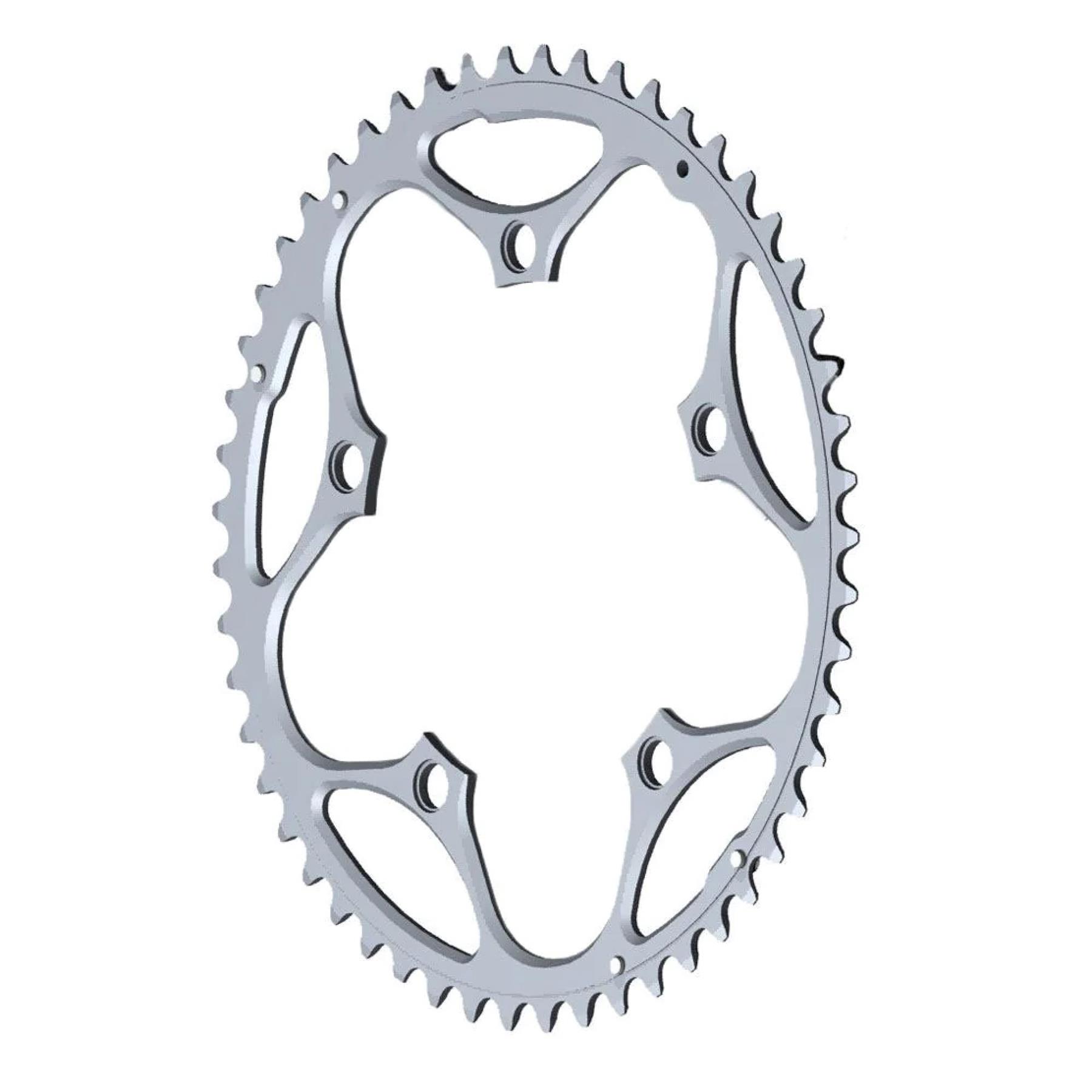 Stronglight Dural 5083 130 PCD Bike MTB Chainring 9/10 Speed Silver 38T-54T - Picture 17 of 18