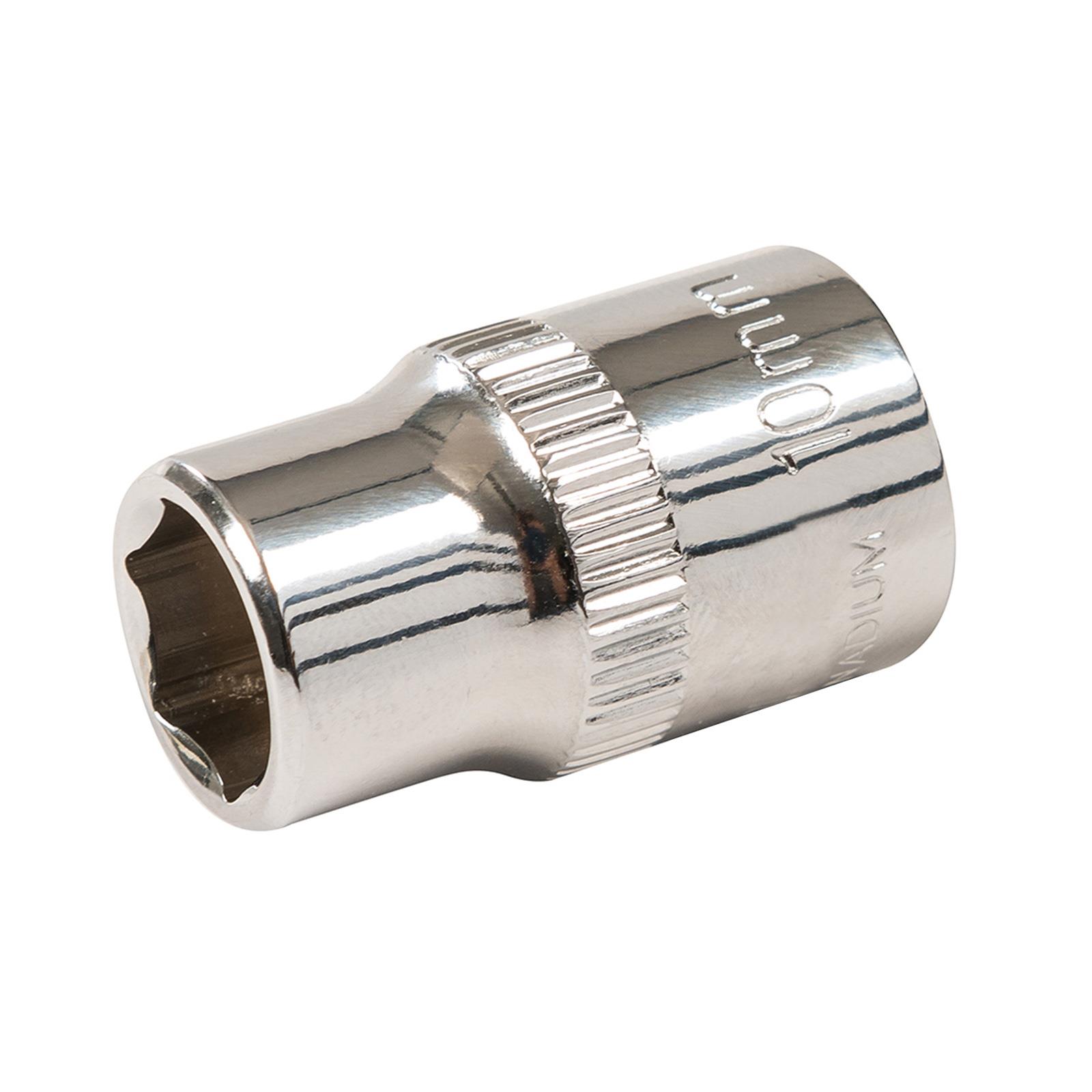 3/8" Drive Socket 6mm - 21mm Metric 6 Point Hex Chrome Vanadium Steel - Picture 14 of 42