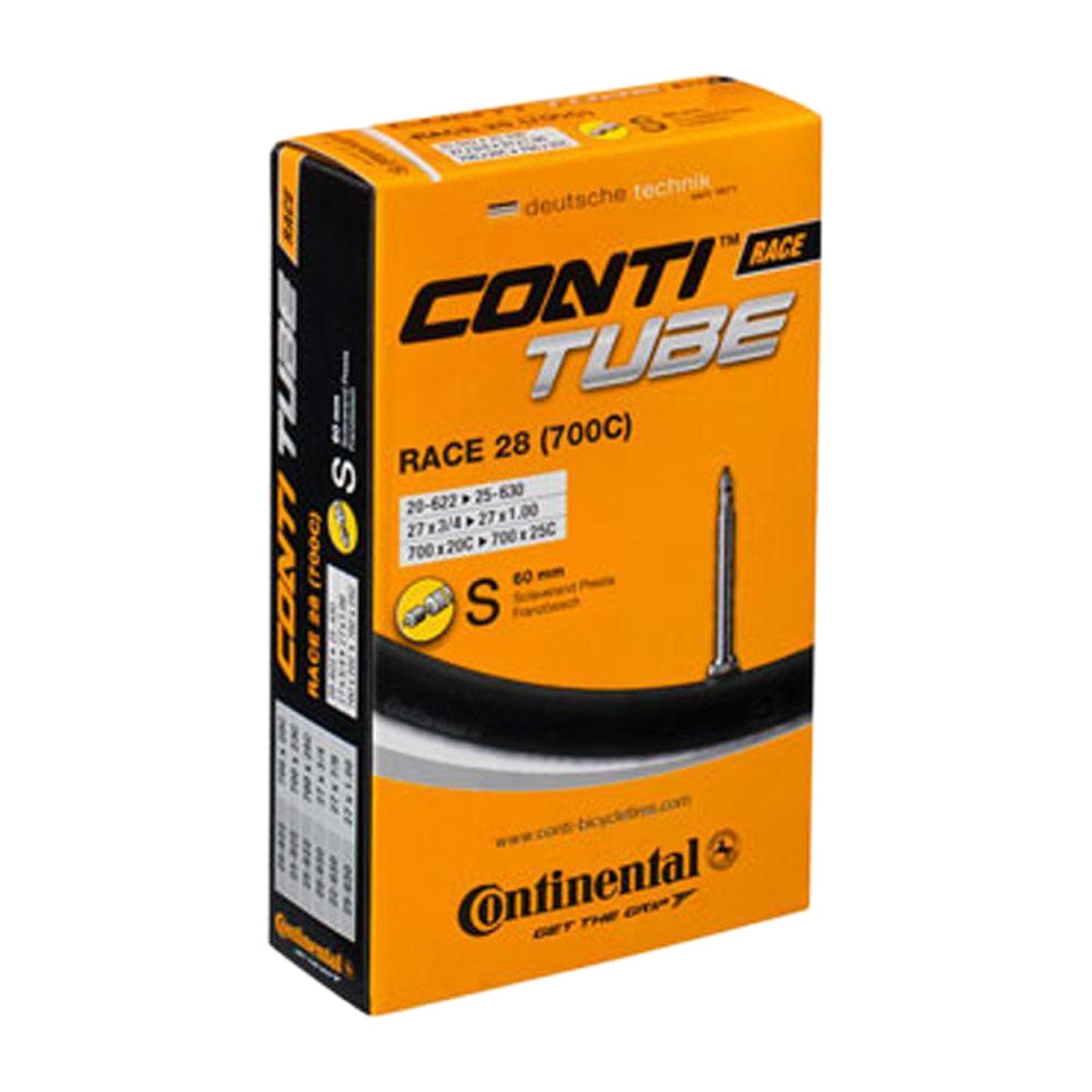 Valvola Presta Tubo Interno Continental Race 28 Bici da Strada 700x20-25c 42/60/80mm - Foto 4 di 10