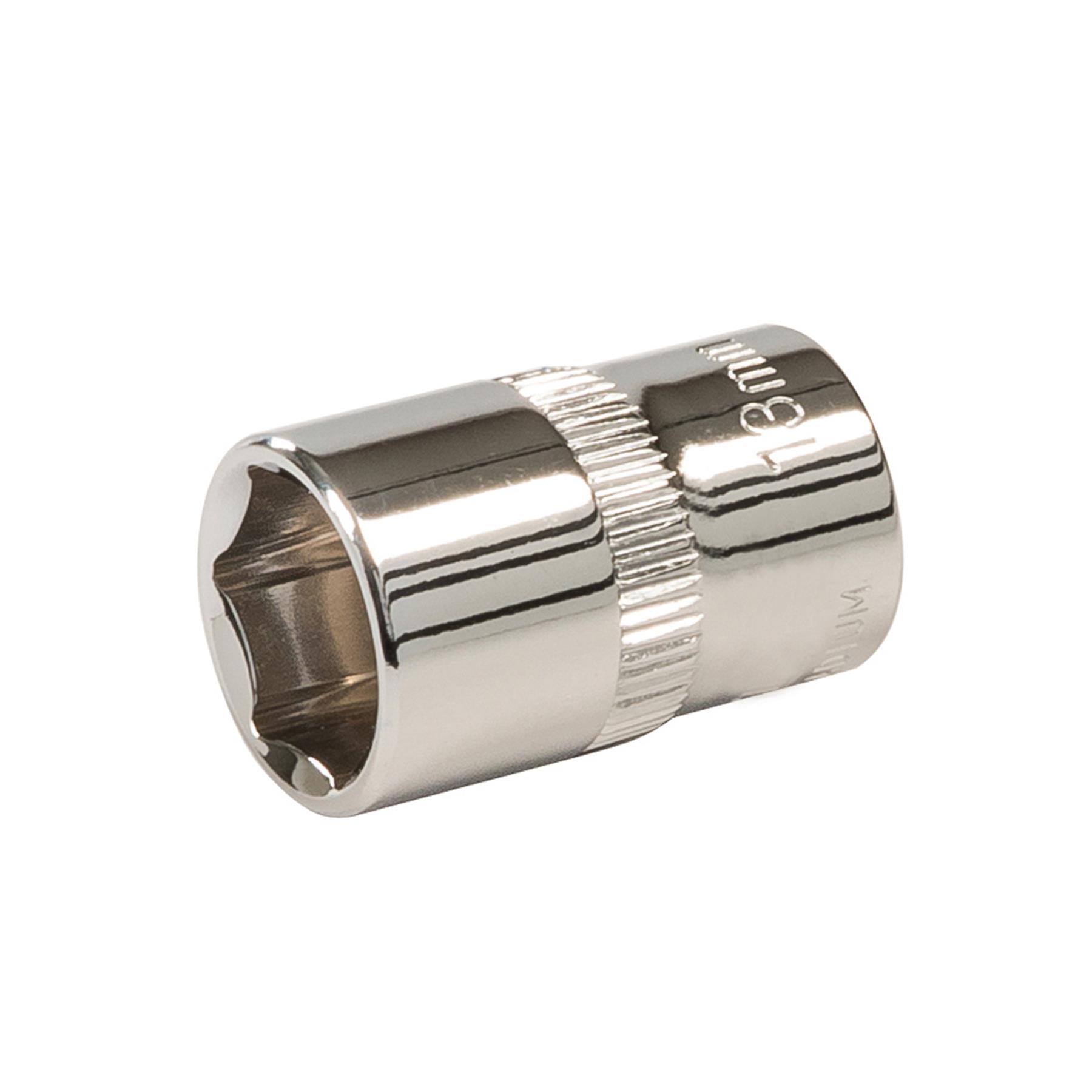 3/8" Drive Socket 6mm - 21mm Metric 6 Point Hex Chrome Vanadium Steel - Picture 19 of 42
