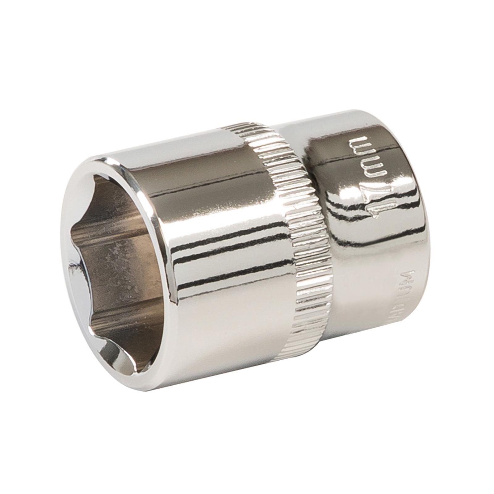 3/8" Drive Socket 6mm - 21mm Metric 6 Point Hex Chrome Vanadium Steel - Picture 32 of 42