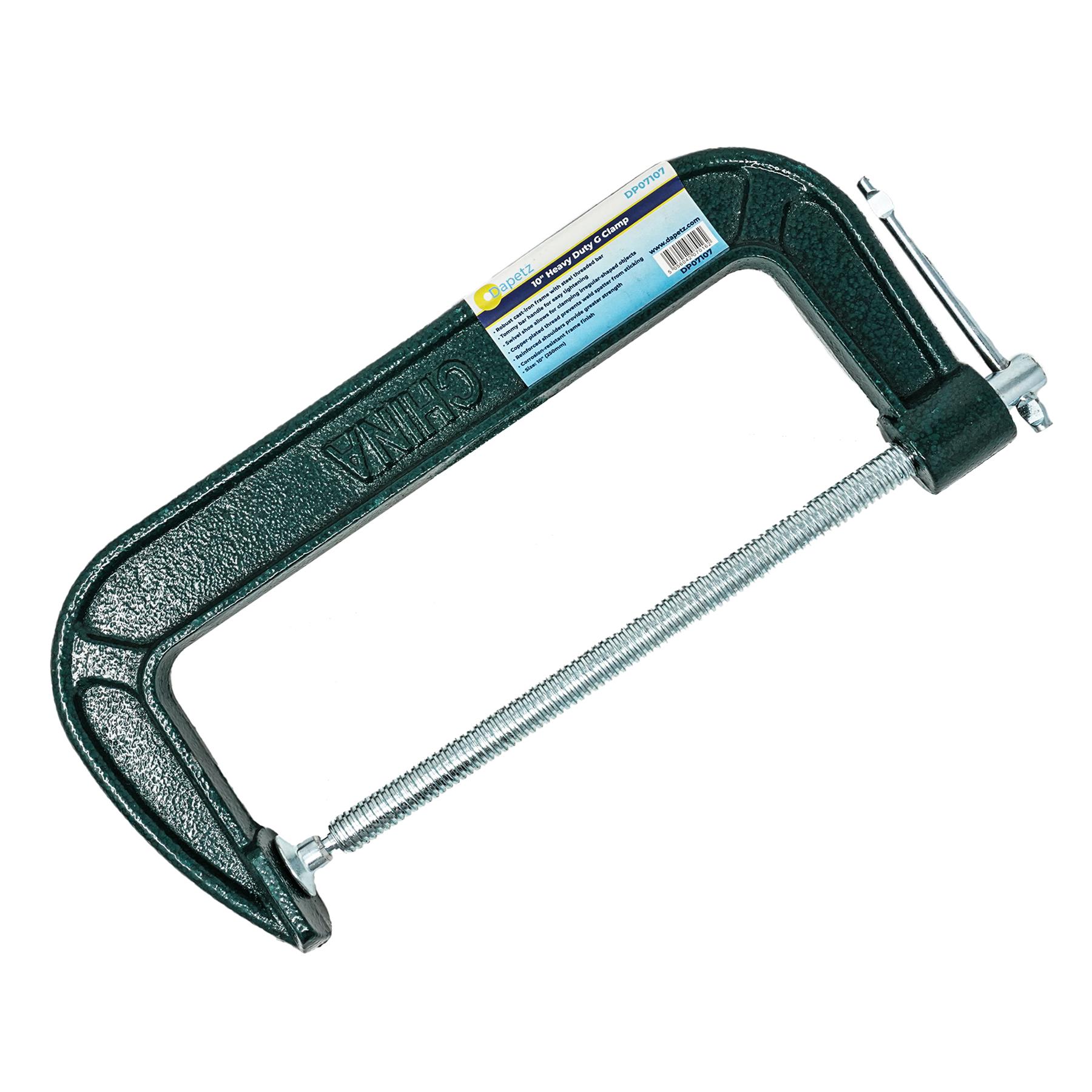 Quality Silverline Heavy Duty G Clamps 2" 3" 4" 6" 8" 10" 12" LIFETIME GUARANTEE Quality Silverline Heavy Duty G Clamps 2" 3" 4" 6" 8" 10" 12" LIFETIME GUARANTEE