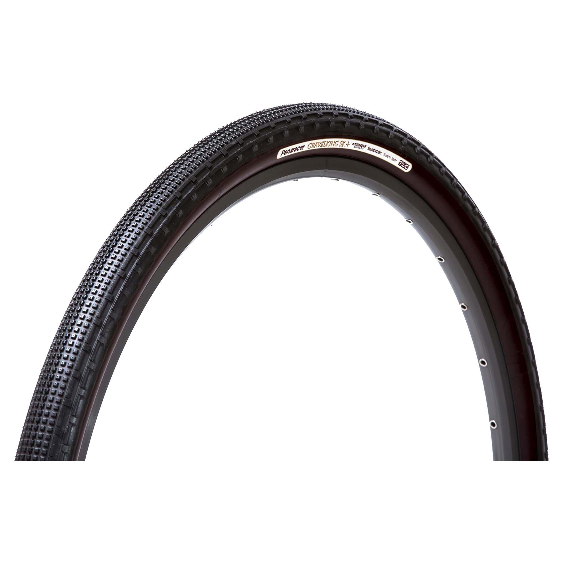 PANARACER Bicycle Tyres Gravelking Folding SK TLC MTB Bike Tyre Black/Brown - Picture 2 of 17