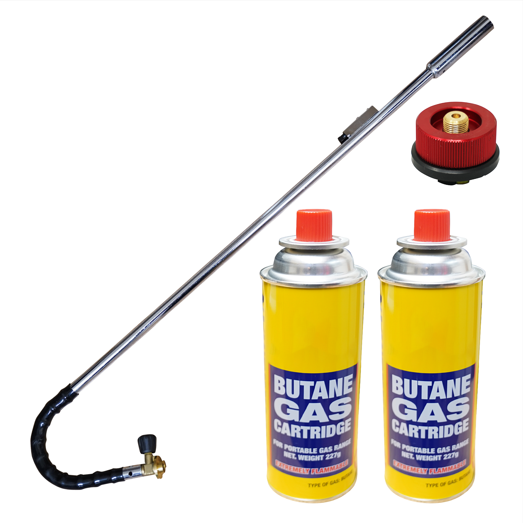 BLOW TORCH WEED WAND BURNER KILLER BUTANE GAS MOSS FUNGUS OUTDOOR GARDEN WELDING