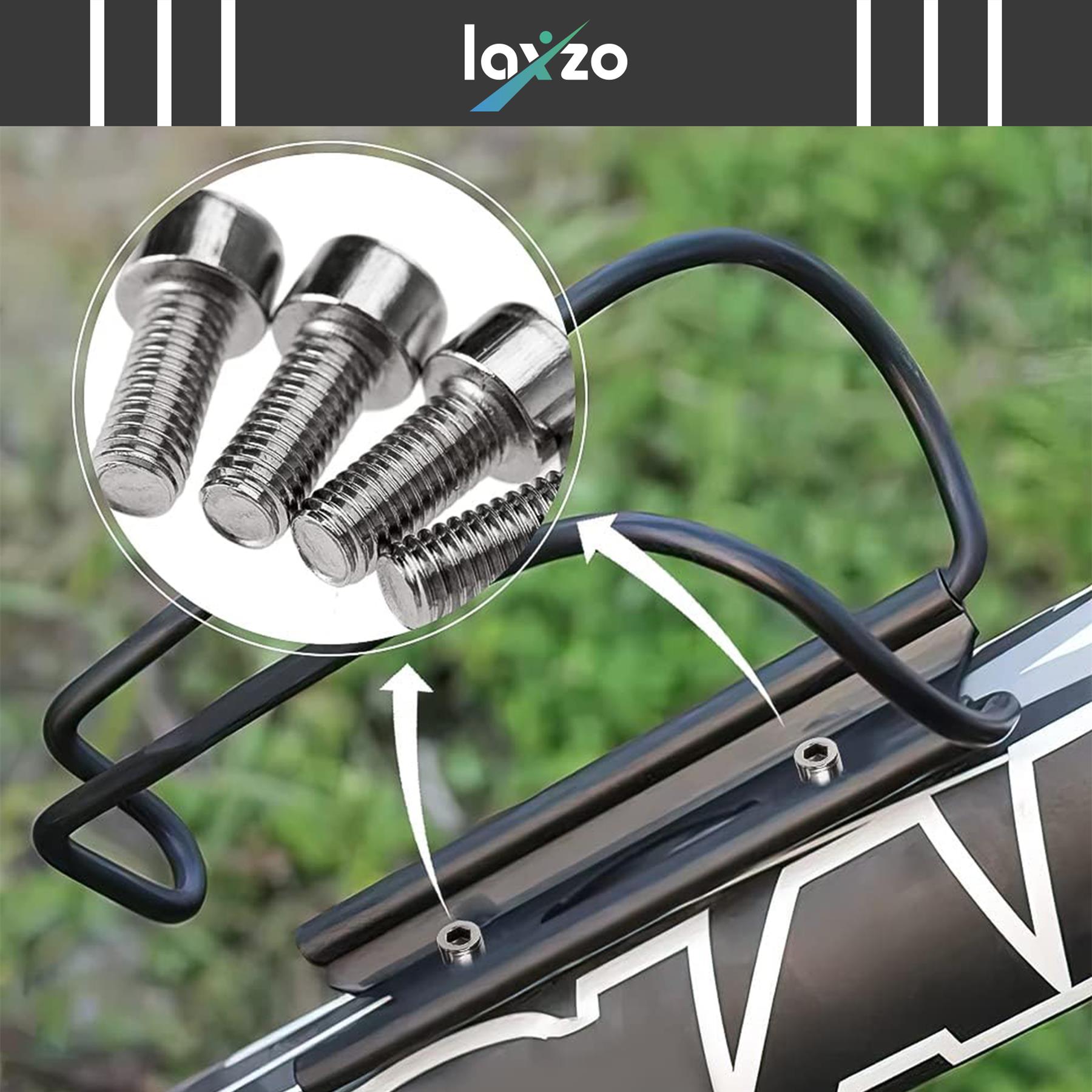 Bicycle Bike Water Bottle Cage Bolts Bottle Holder Rack Fixed Screws Silver - Picture 12 of 20