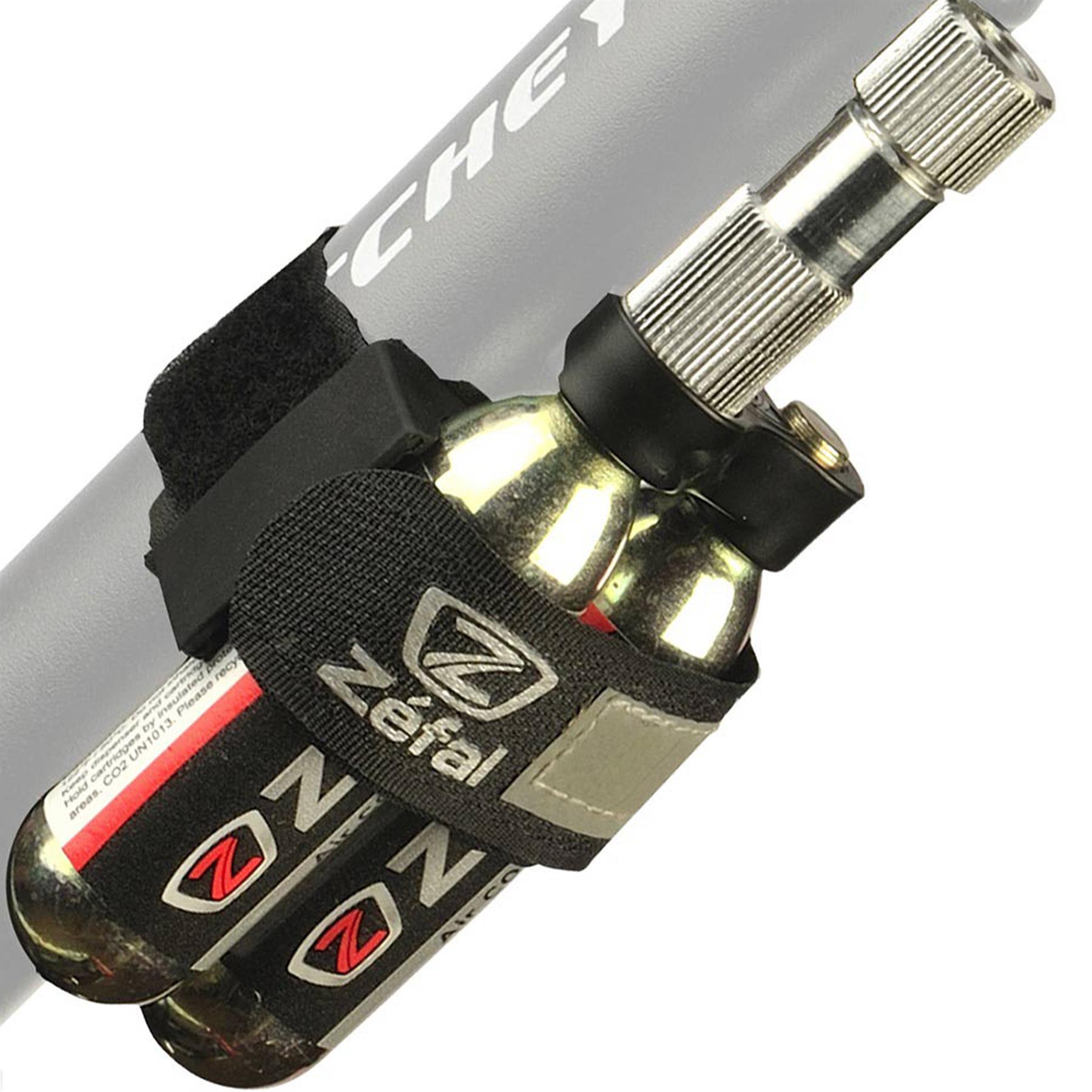 Zefal CO2 Support Support Pour Tige de selle + 2 x 16 G Cartouches