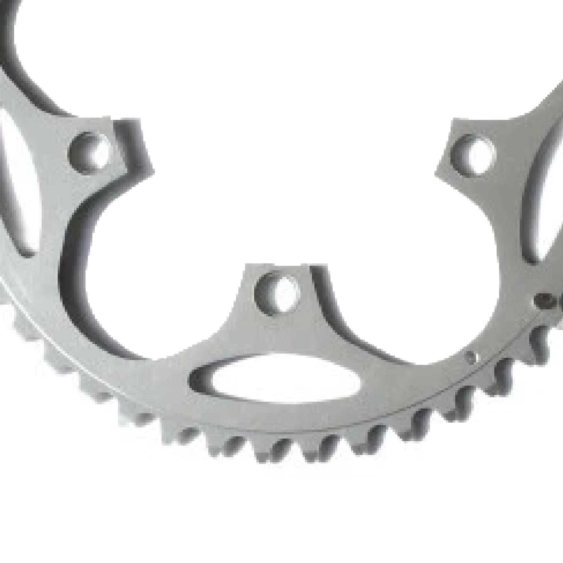 Stronglight Dural 5083 130 PCD Bike MTB Chainring 9/10 Speed Silver 38T-54T - Picture 13 of 18