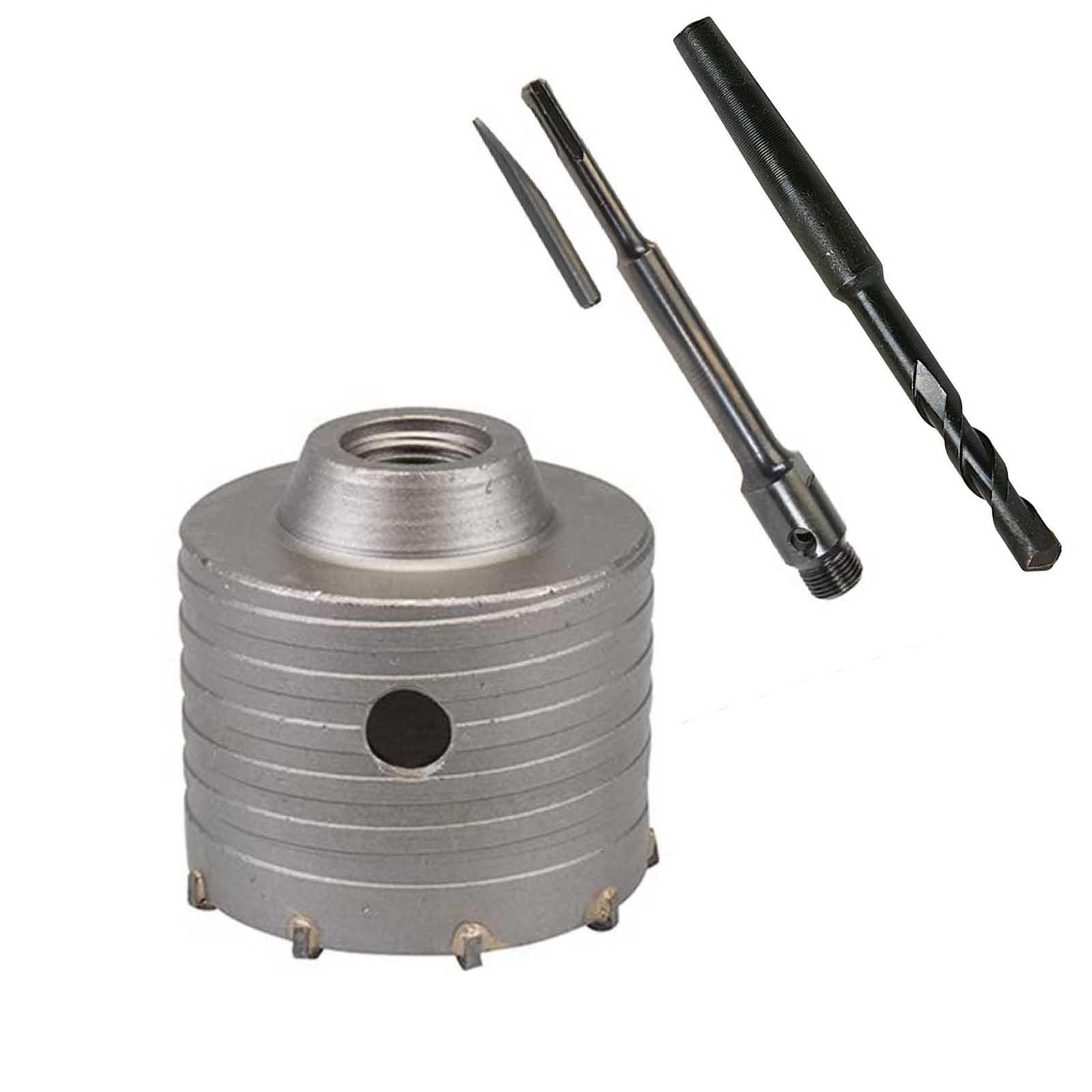 40-600mm TCT CORE DRILL SHANK TUNGSTEN MASONRY BRICK HOLE CUTTER SDS+ SDS PLUS - Picture 60 of 177