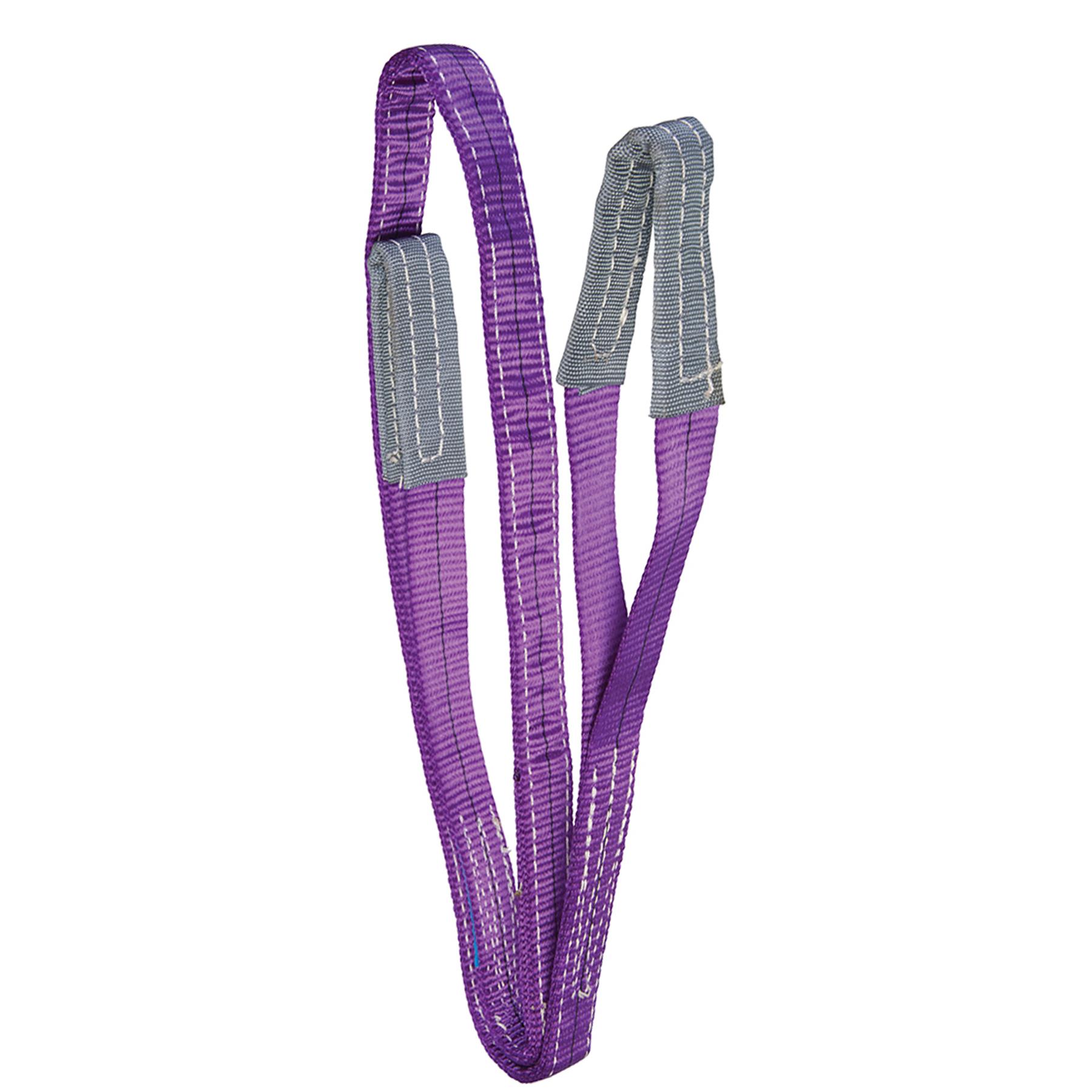 1 Tonne bing Lifting Sling Certified Duplex Cargo Strap Hoist Strop