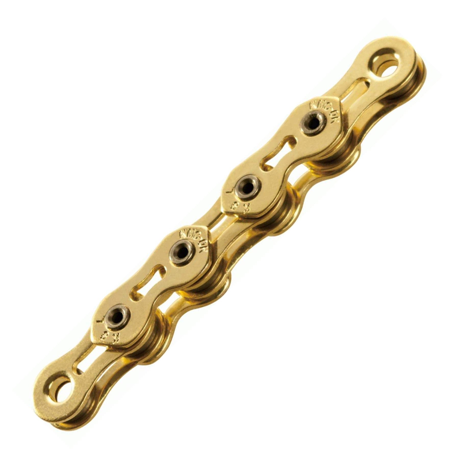 KMC K1-SL Narrow Chain Ti-Ni Gold SUPER LIGHT BMX Racing Chain 100