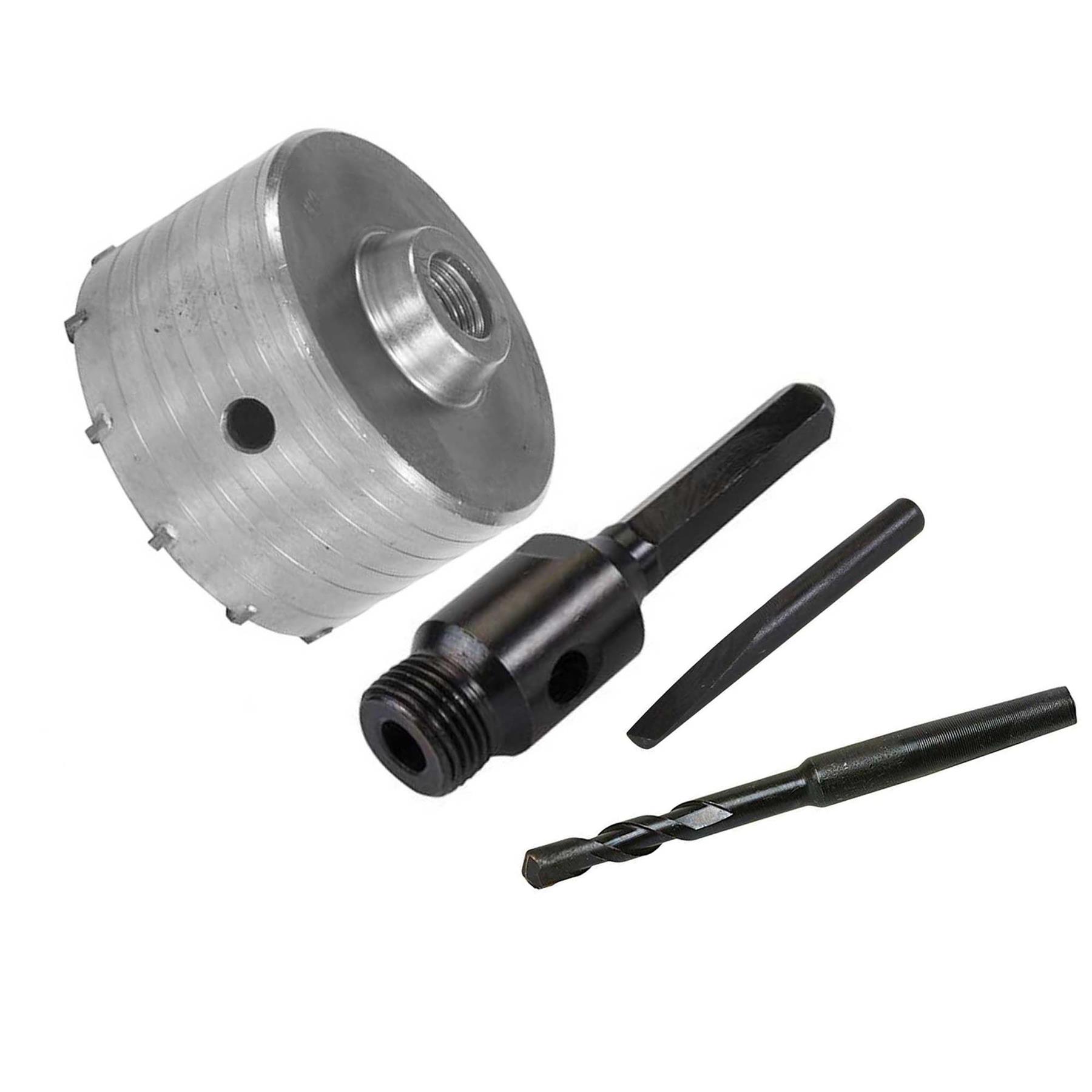 40-600mm TCT CORE DRILL SHANK TUNGSTEN MASONRY BRICK HOLE CUTTER SDS+ SDS PLUS - Picture 77 of 177