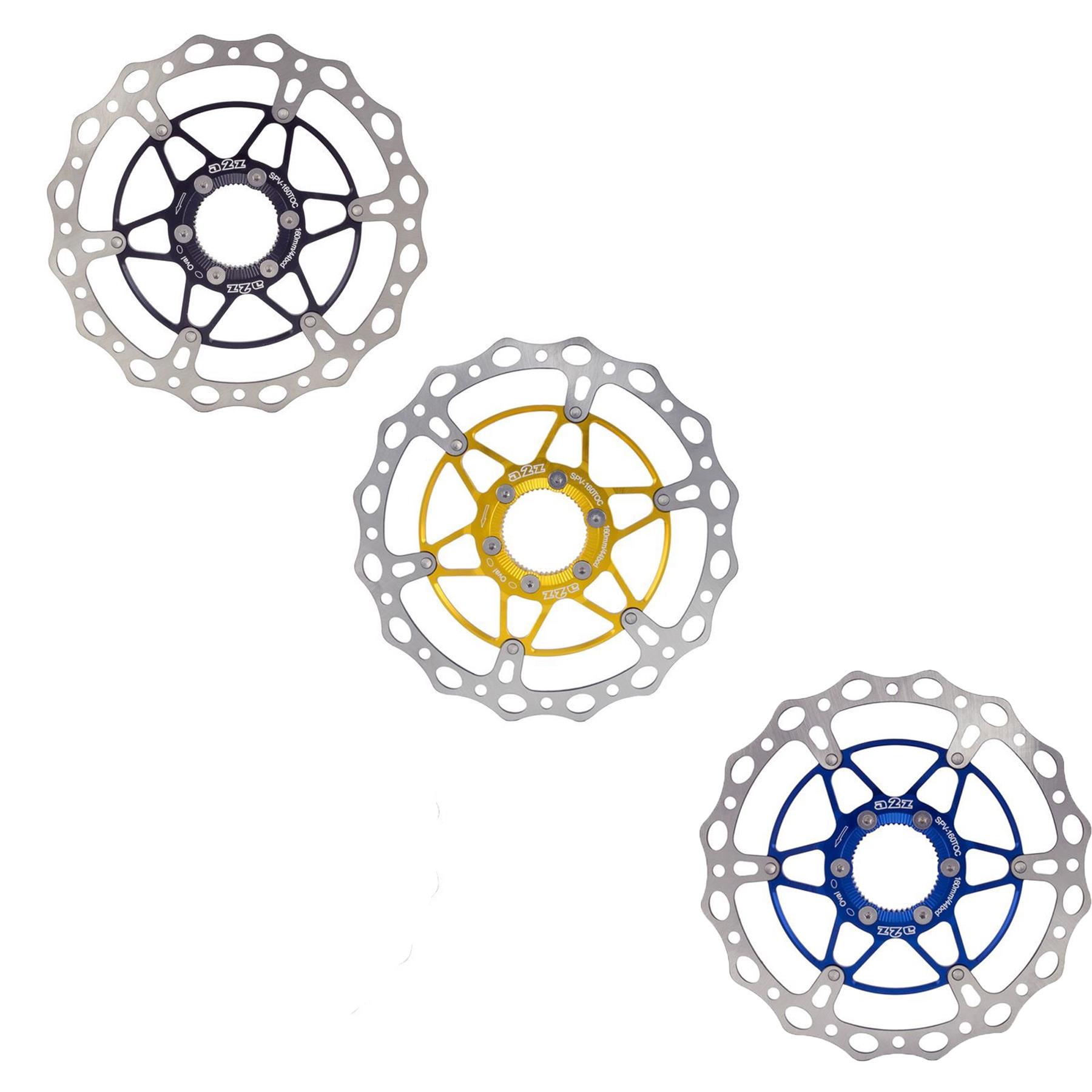 A2Z Ultra Light Stainless Disc Brake Rotors Center Lock Floating