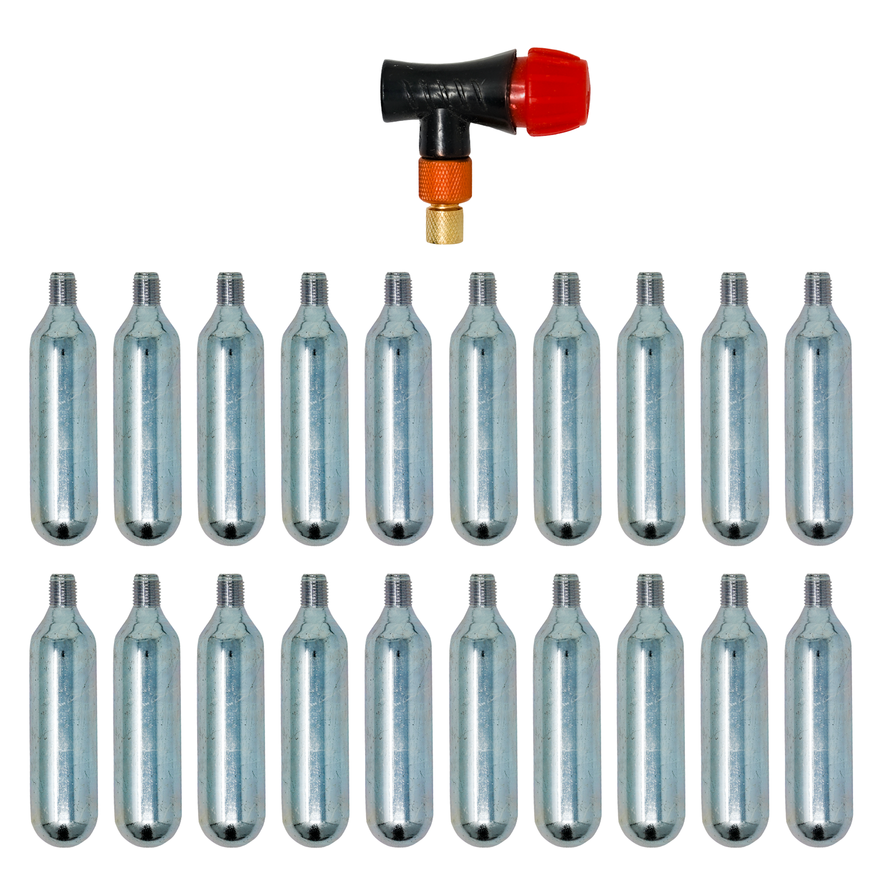 16g Threaded CO2 Cartridges Canister Bike Tyre Inflator Pump Gas - Picture 19 of 28