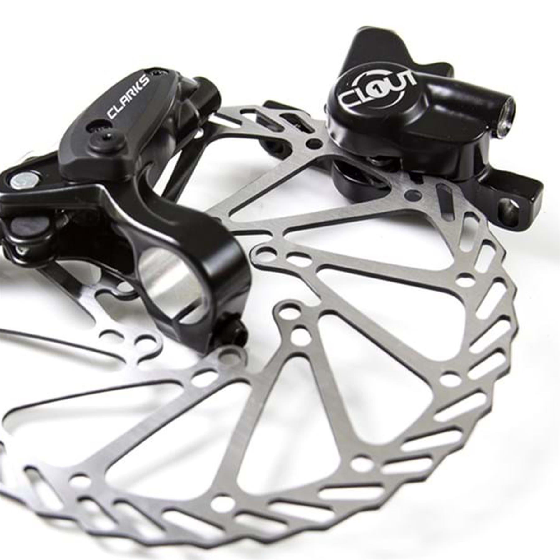 Clarks Clout1 MTB Hybrid Hydraulic Disc Brake Set Front & Rear 160mm - Picture 12 of 12