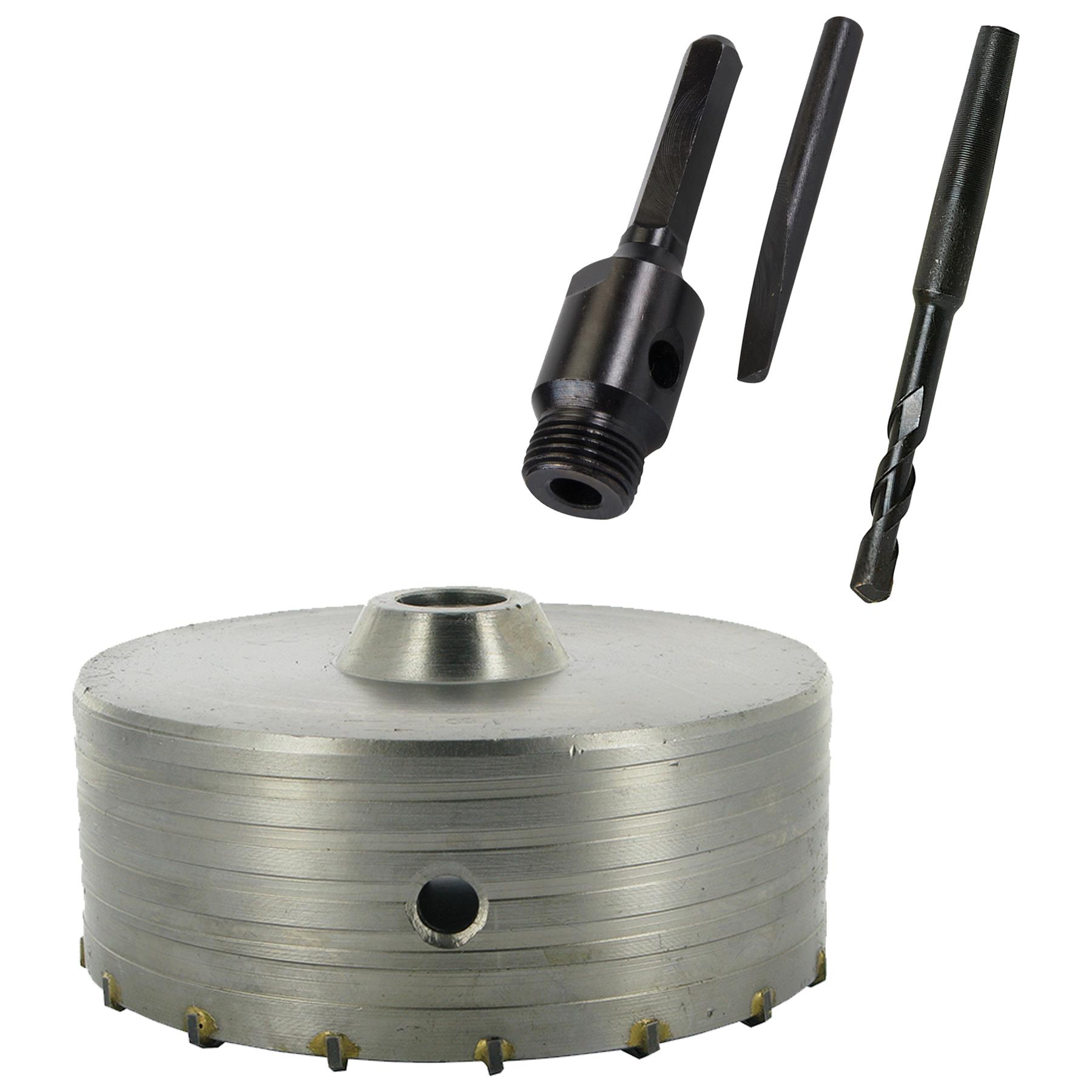 40-600mm TCT CORE DRILL SHANK TUNGSTEN MASONRY BRICK HOLE CUTTER SDS+ SDS PLUS - Picture 113 of 177