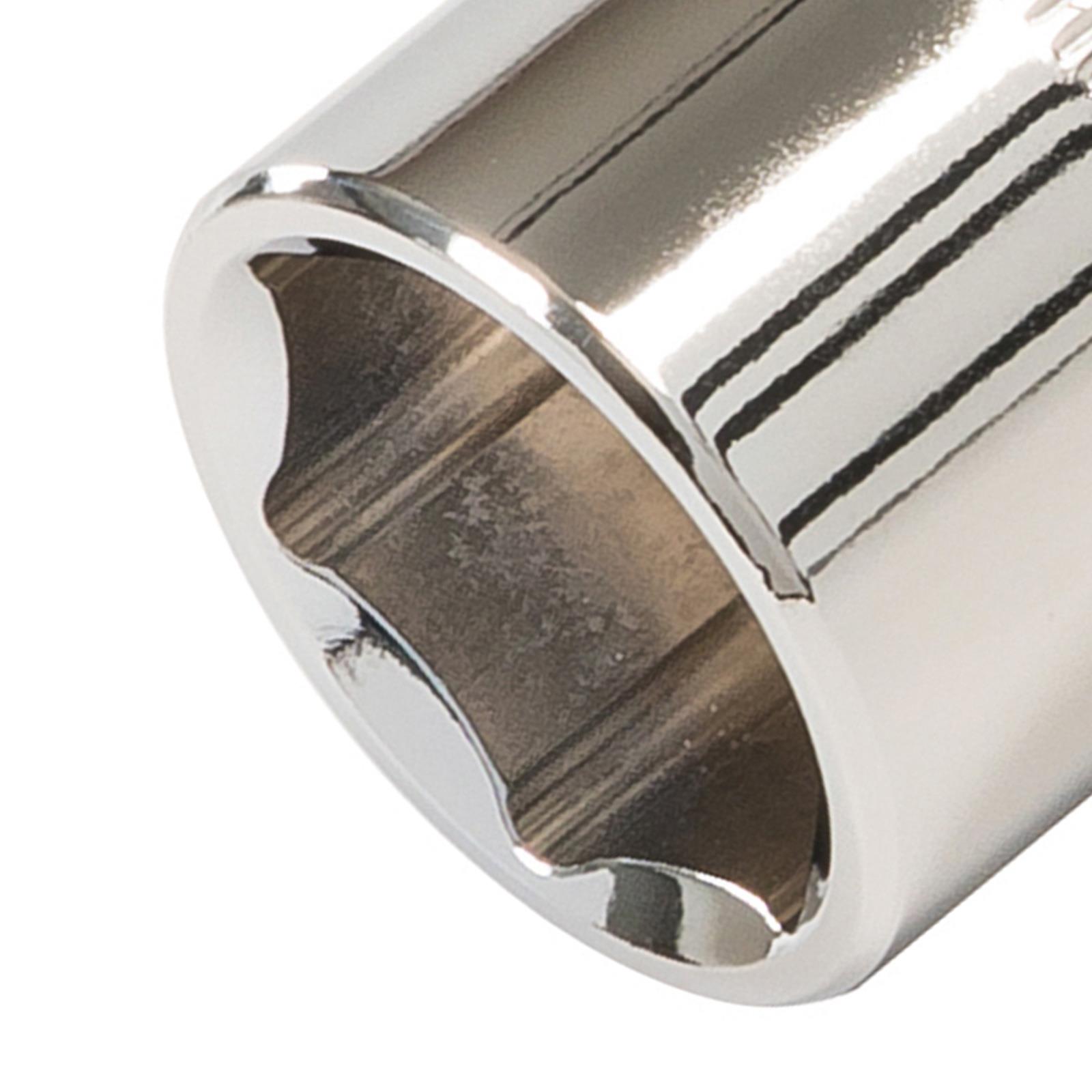 3/8" Drive Socket 6mm - 21mm Metric 6 Point Hex Chrome Vanadium Steel - Picture 34 of 42
