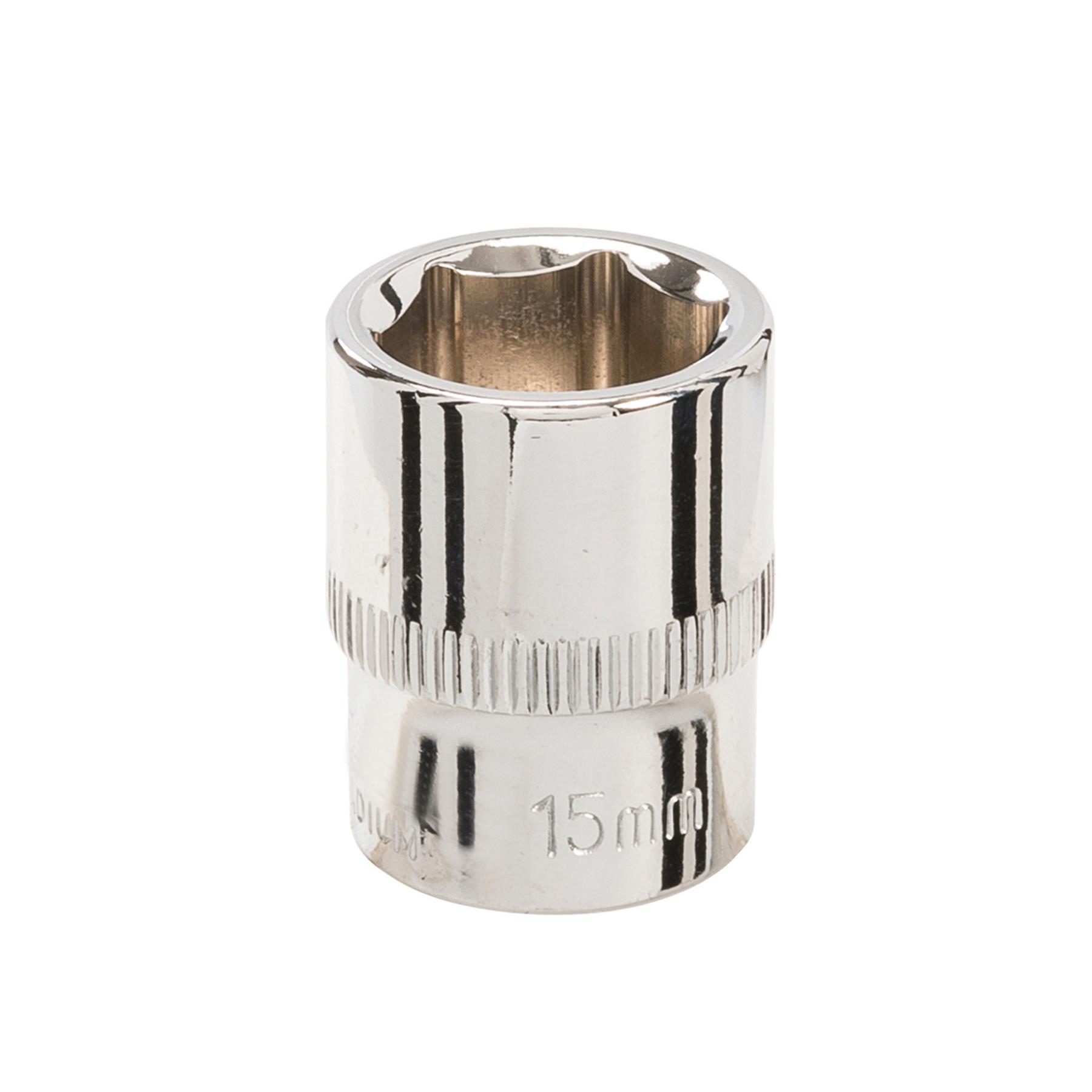 3/8" Drive Socket 6mm - 21mm Metric 6 Point Hex Chrome Vanadium Steel - Picture 27 of 42