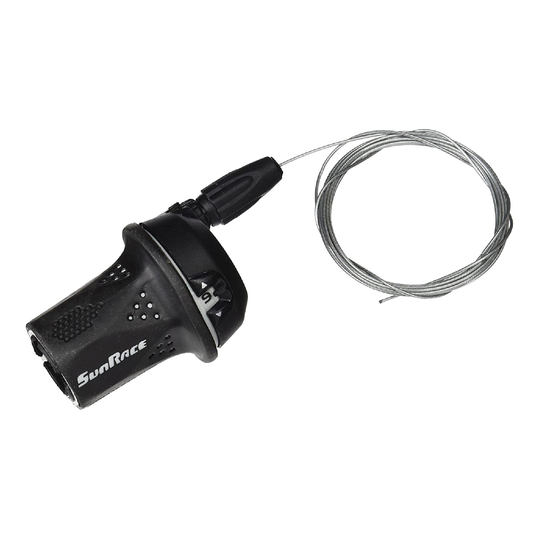 Sunrace TSM21 Twist Grip Shift Gear Shifter Indexed Right Hand 5/6/7/8 Speed - Picture 5 of 11