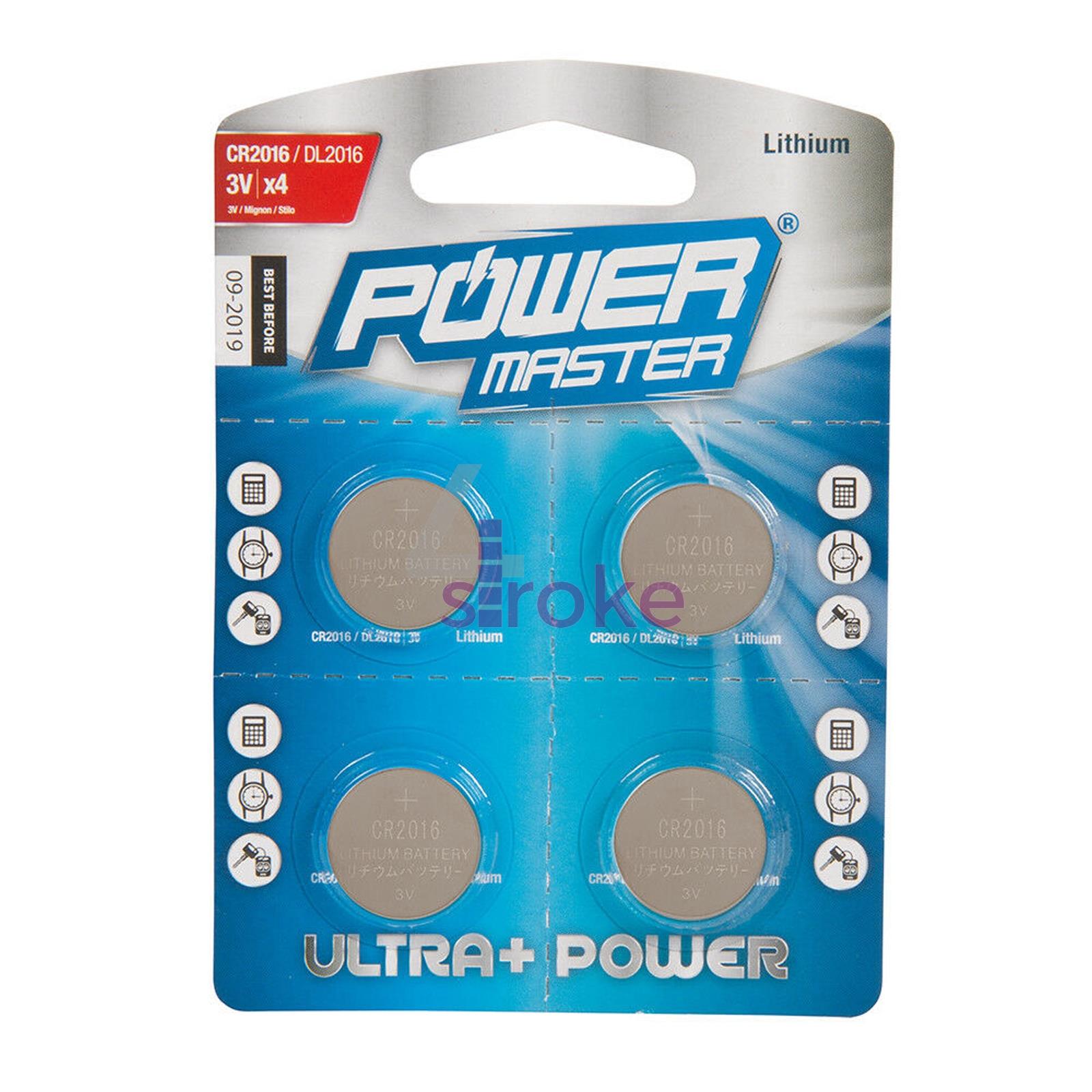 4pk Lithium Button Cell Battery CR2016 CR2025 CR2032 eBay