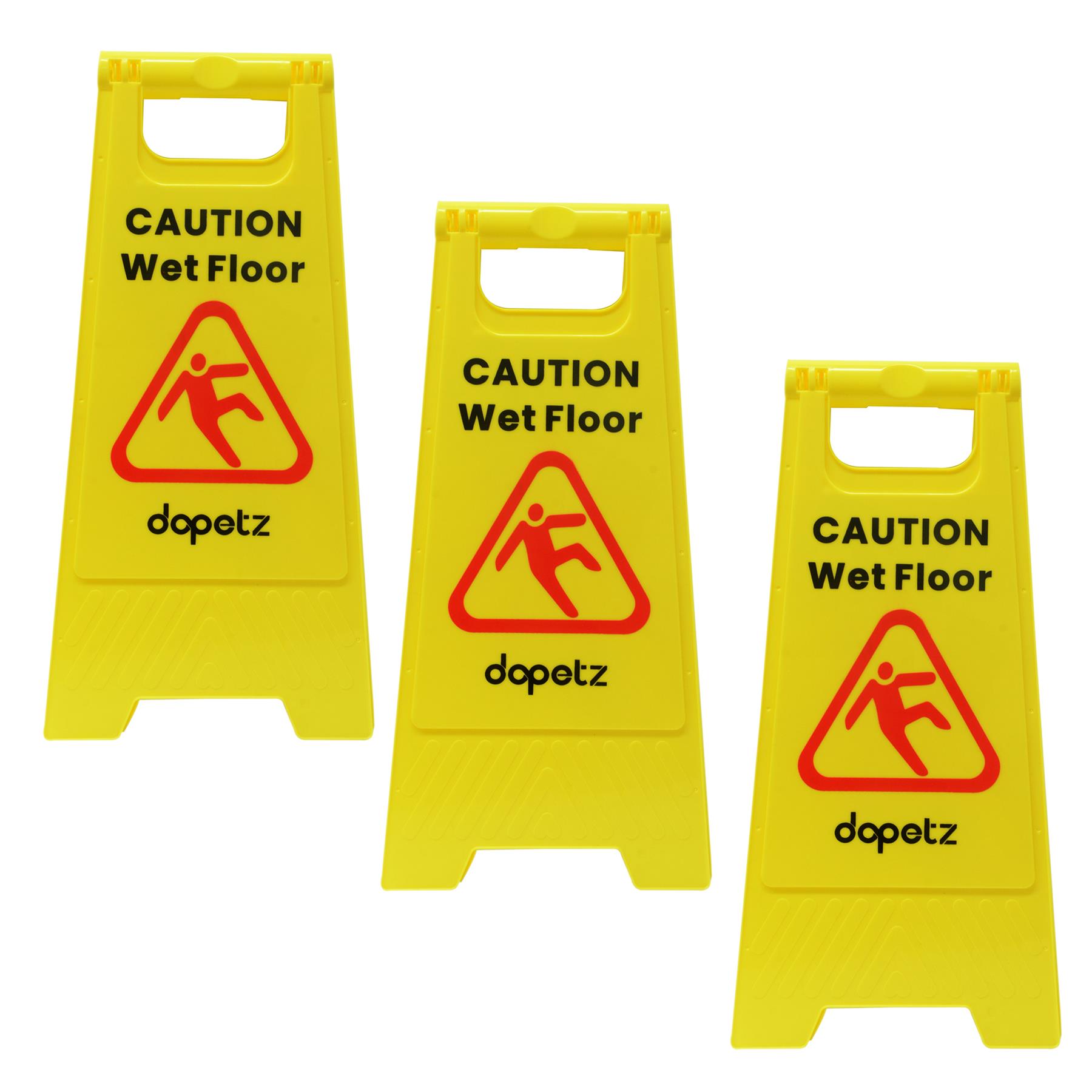 Caution wet floor warning sign 18884285 Vector Art at