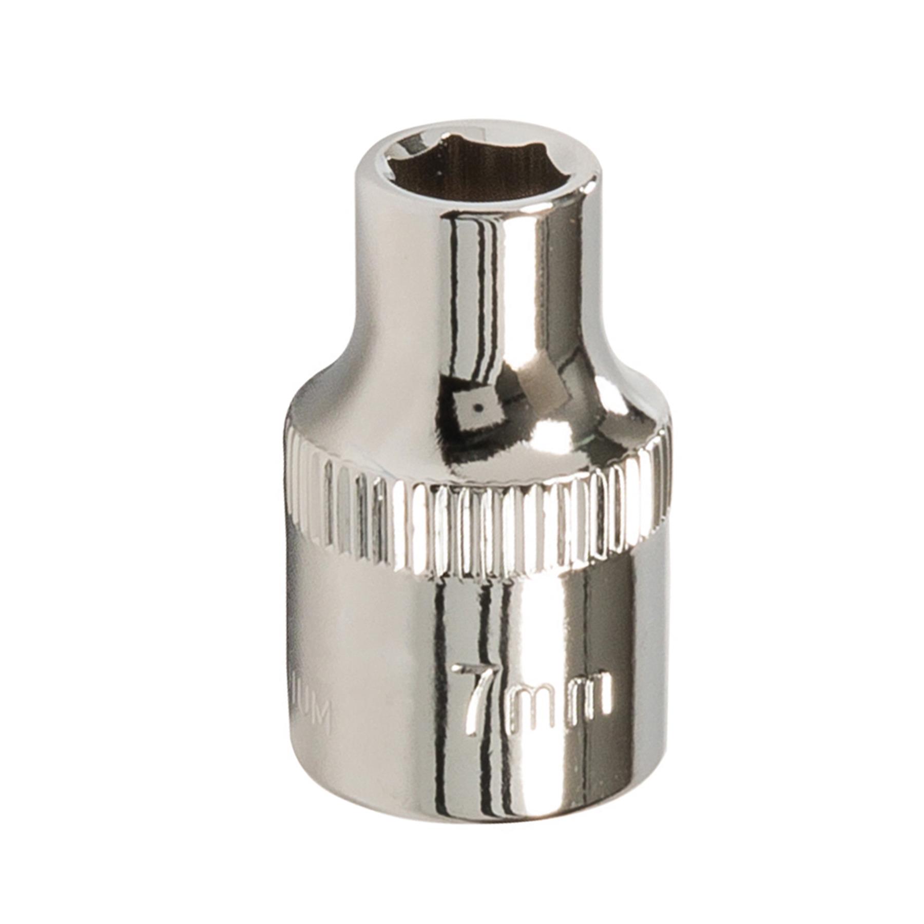 3/8" Drive Socket 6mm - 21mm Metric 6 Point Hex Chrome Vanadium Steel - Picture 8 of 42