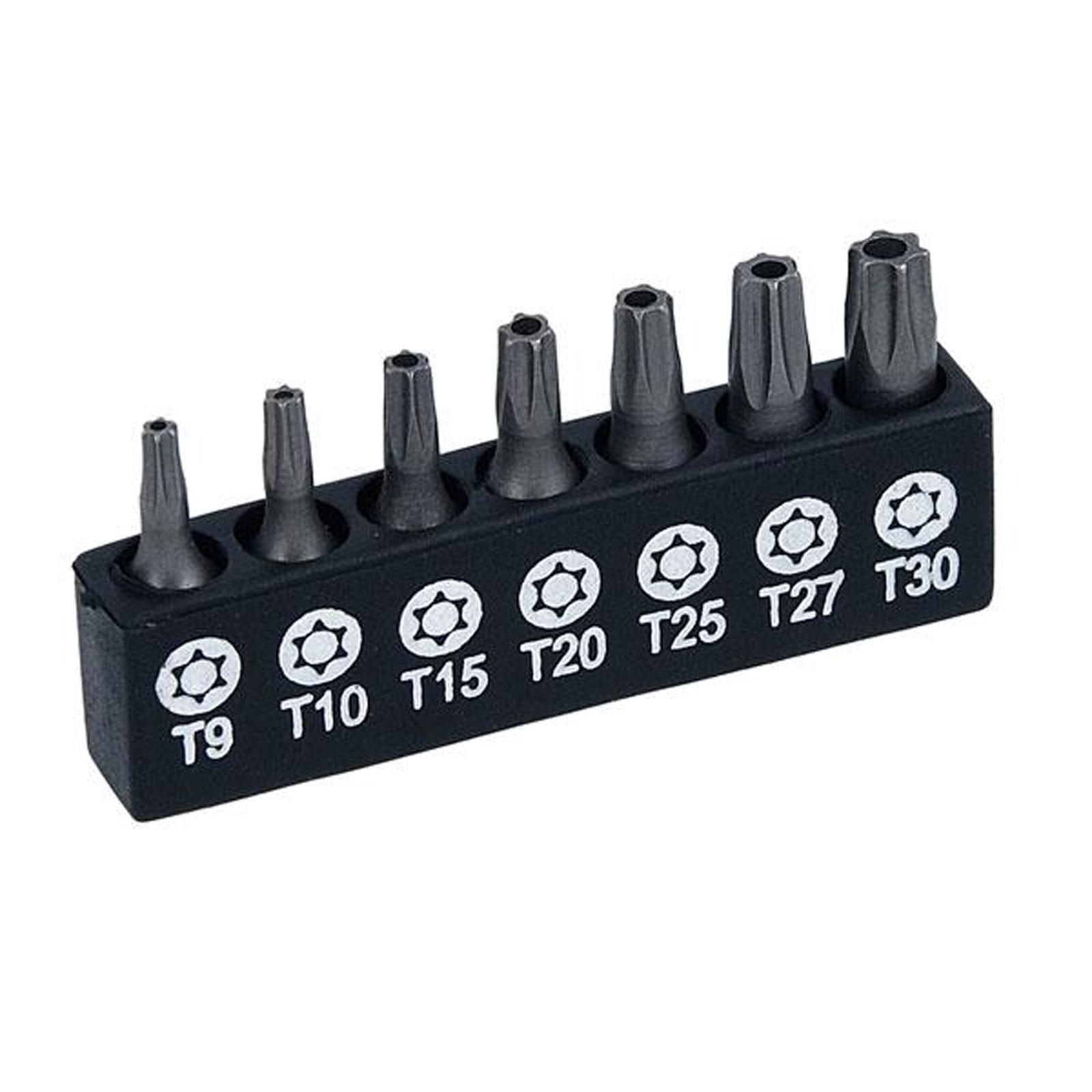 Torx Star Screwdriver Power Drive Security Bit Set With Hole