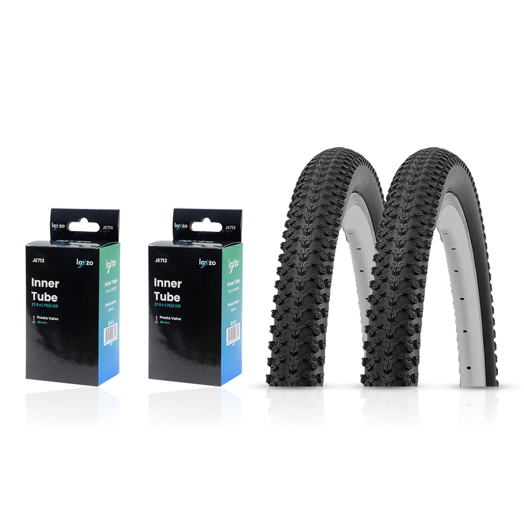 Fahrradreifen 27,5 x 2,125 & Schlauch 27,5x1,75/2,125 Presta & Schraderventil - Bild 8 von 9