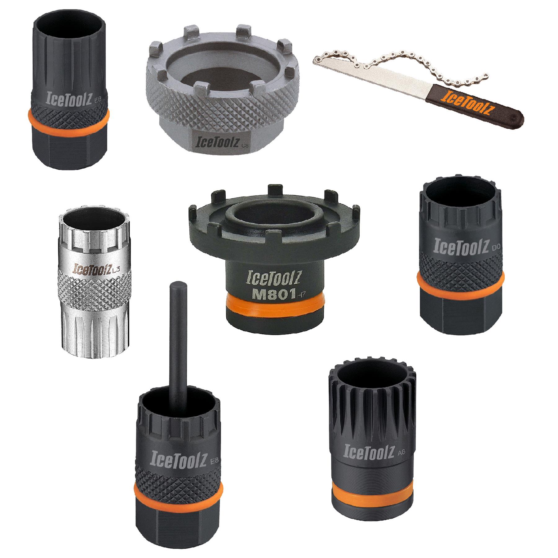 IceToolz Bicycle Cassette Chain Lockring / Bottom Bracket Tools