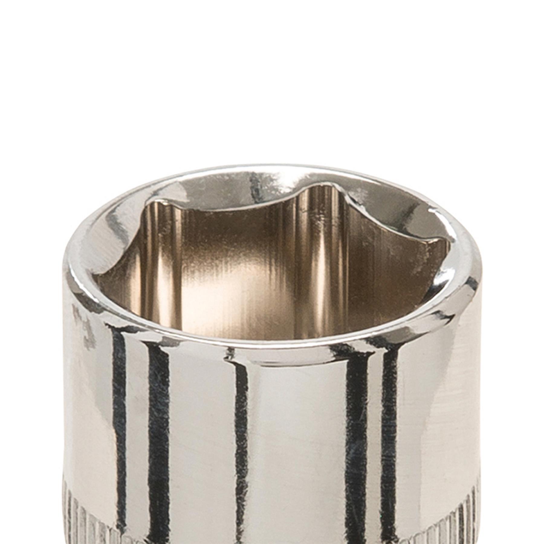 3/8" Drive Socket 6mm - 21mm Metric 6 Point Hex Chrome Vanadium Steel - Picture 30 of 42