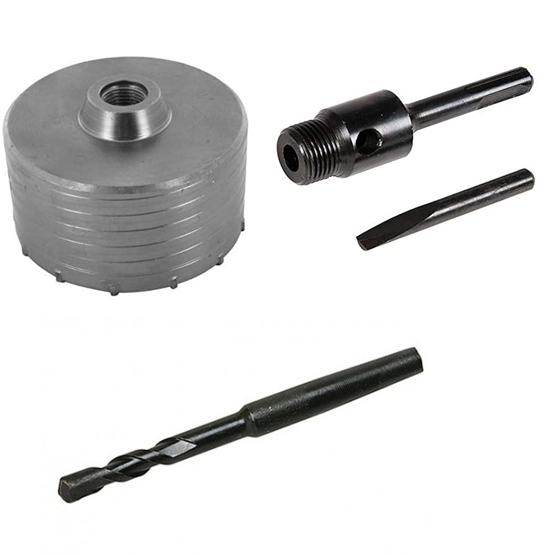 40-600mm TCT CORE DRILL SHANK TUNGSTEN MASONRY BRICK HOLE CUTTER SDS+ SDS PLUS - Picture 103 of 177