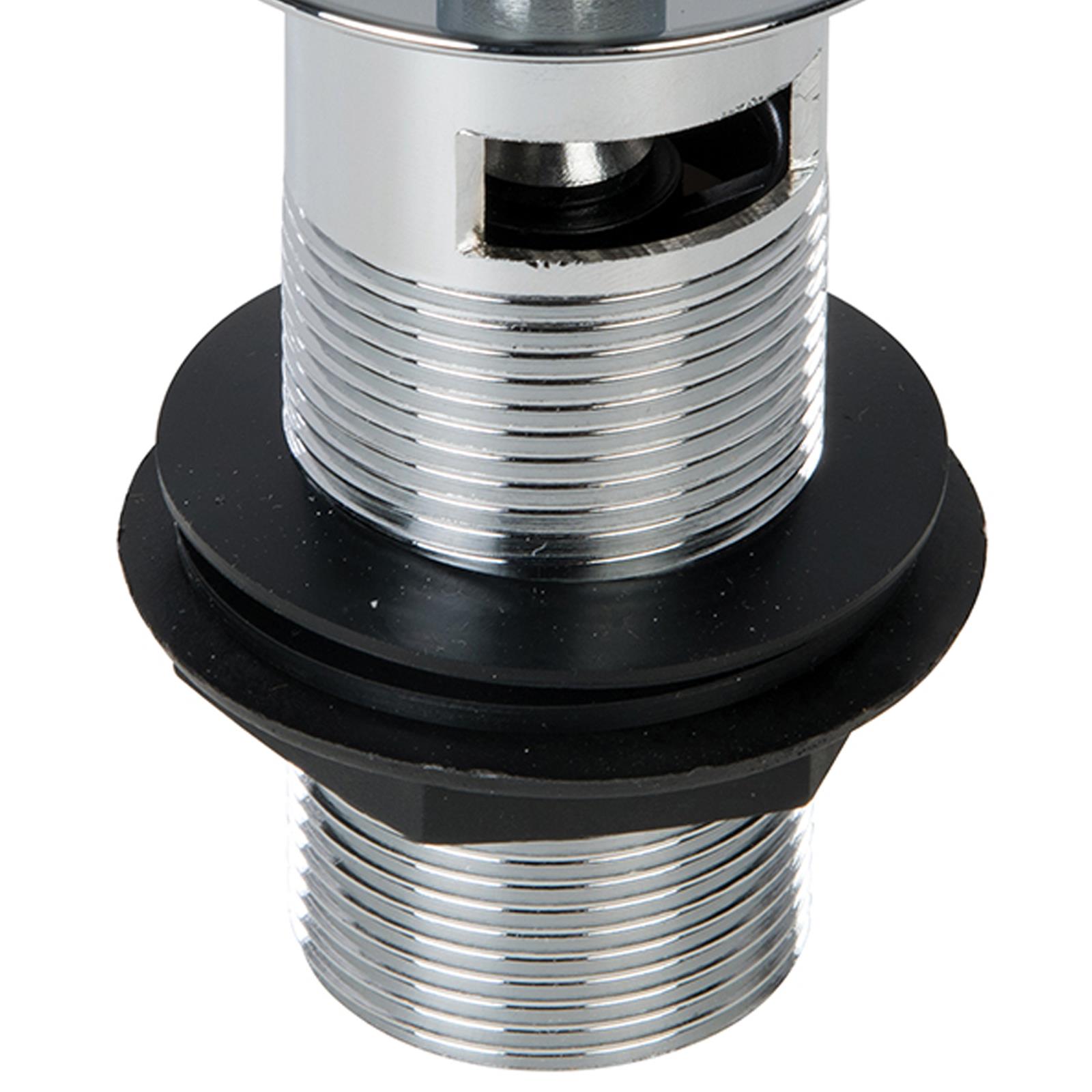 Basin Waste Plug Slotted Unslotted Pop Up Concealed FreeFlow QuickClac