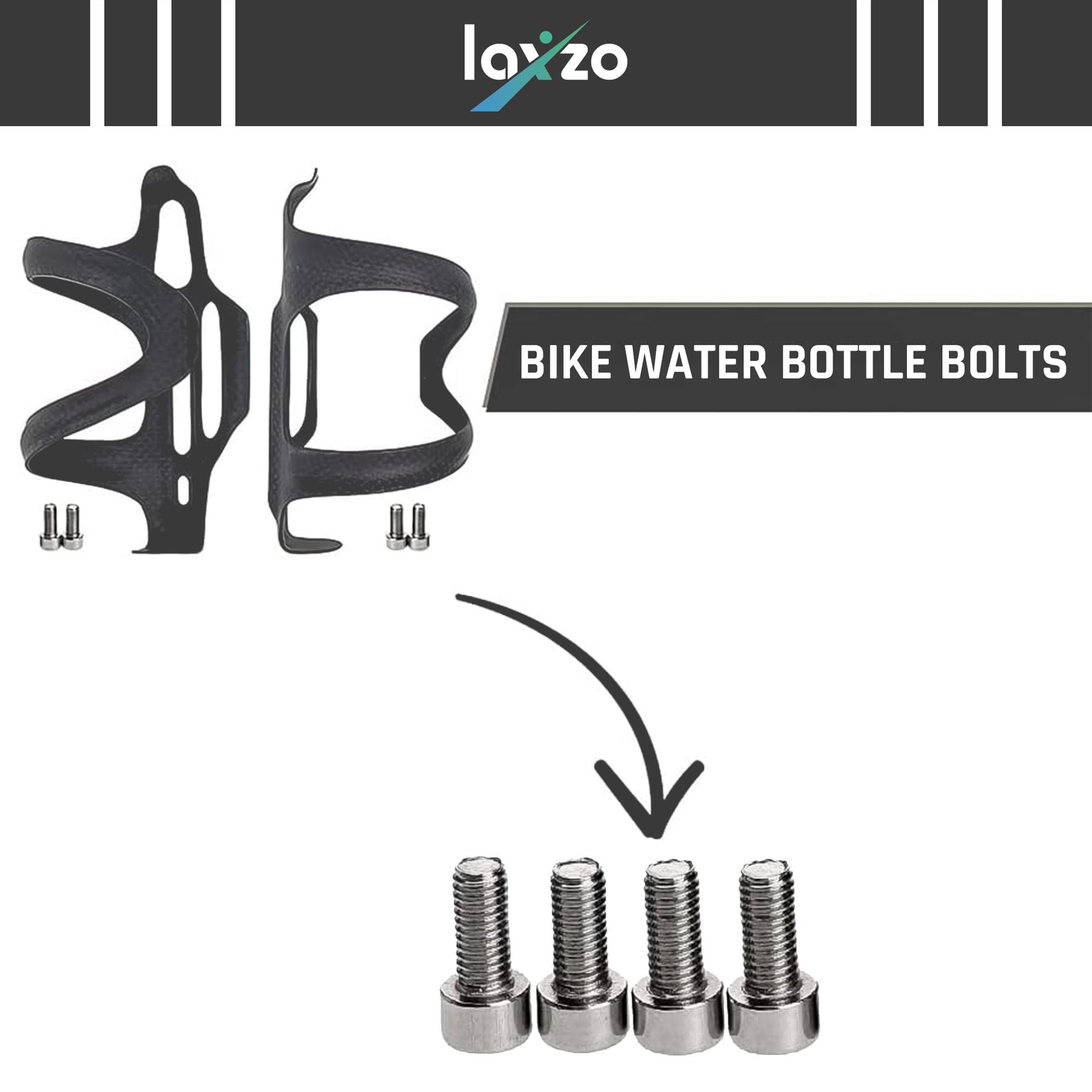 Bicycle Bike Water Bottle Cage Bolts Bottle Holder Rack Fixed Screws Silver - Picture 14 of 20