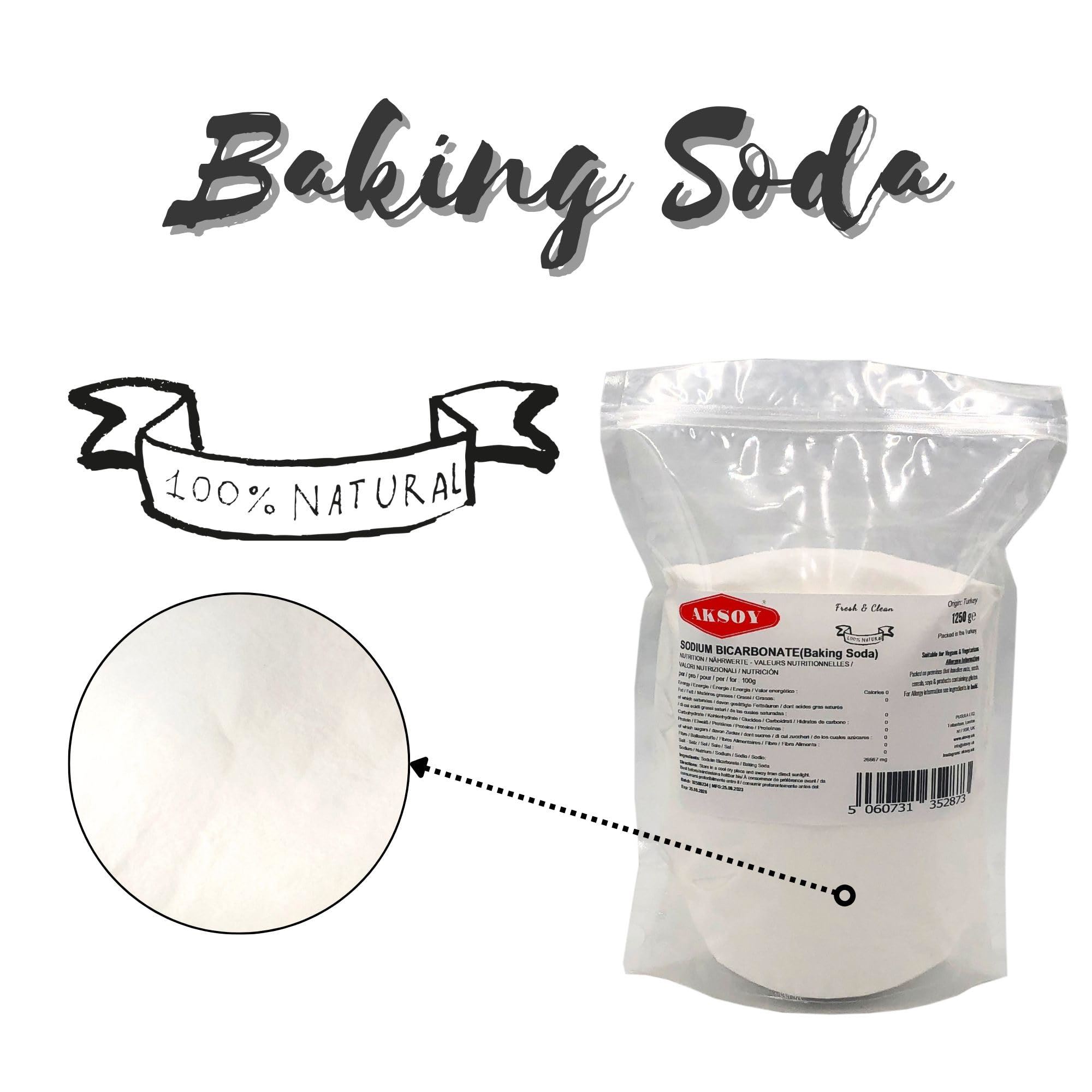 Aksoy Sodium Bicarbonate of Baking Soda| Bath Bomb | Cleaning | Baking | Vegan - Picture 25 of 97