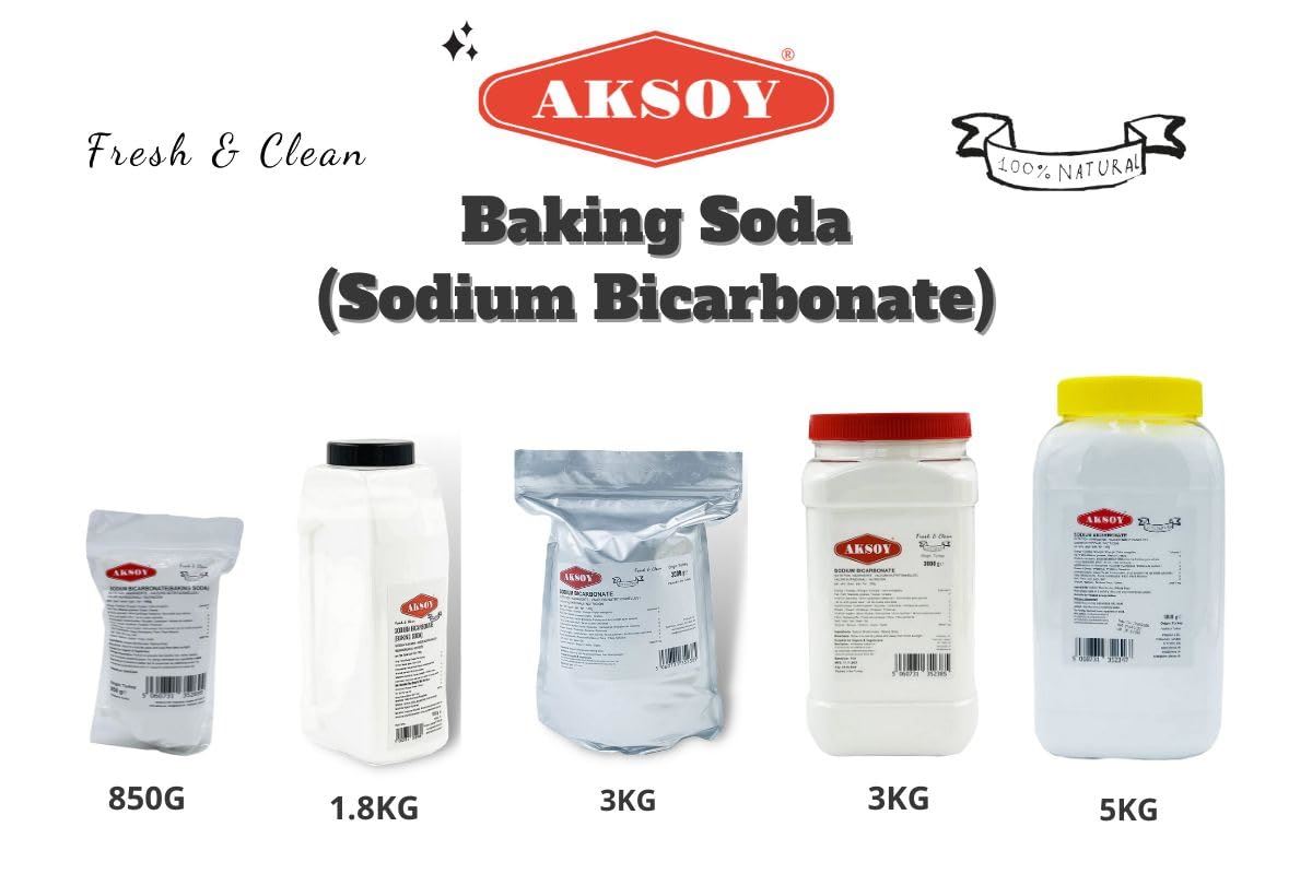 Aksoy Sodium Bicarbonate of Baking Soda| Bath Bomb | Cleaning | Baking | Vegan - Picture 9 of 97