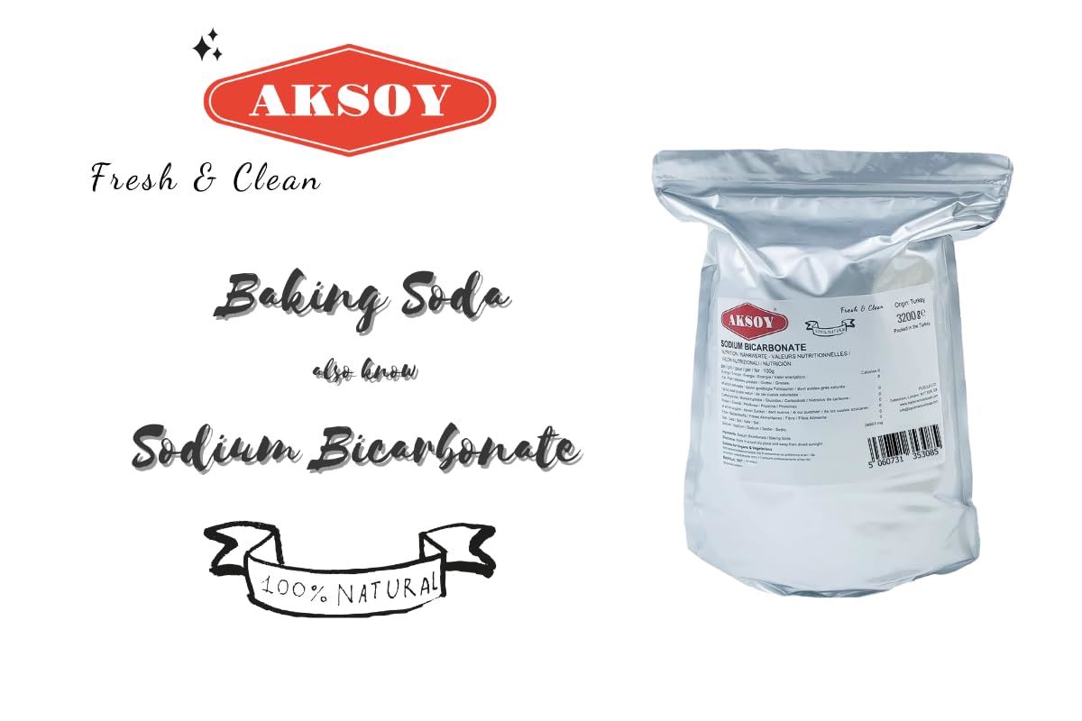 Aksoy Sodium Bicarbonate of Baking Soda| Bath Bomb | Cleaning | Baking | Vegan - Picture 67 of 97