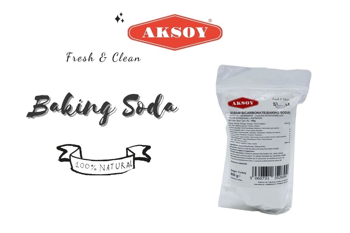 Aksoy Sodium Bicarbonate of Baking Soda| Bath Bomb | Cleaning | Baking | Vegan - Picture 10 of 97